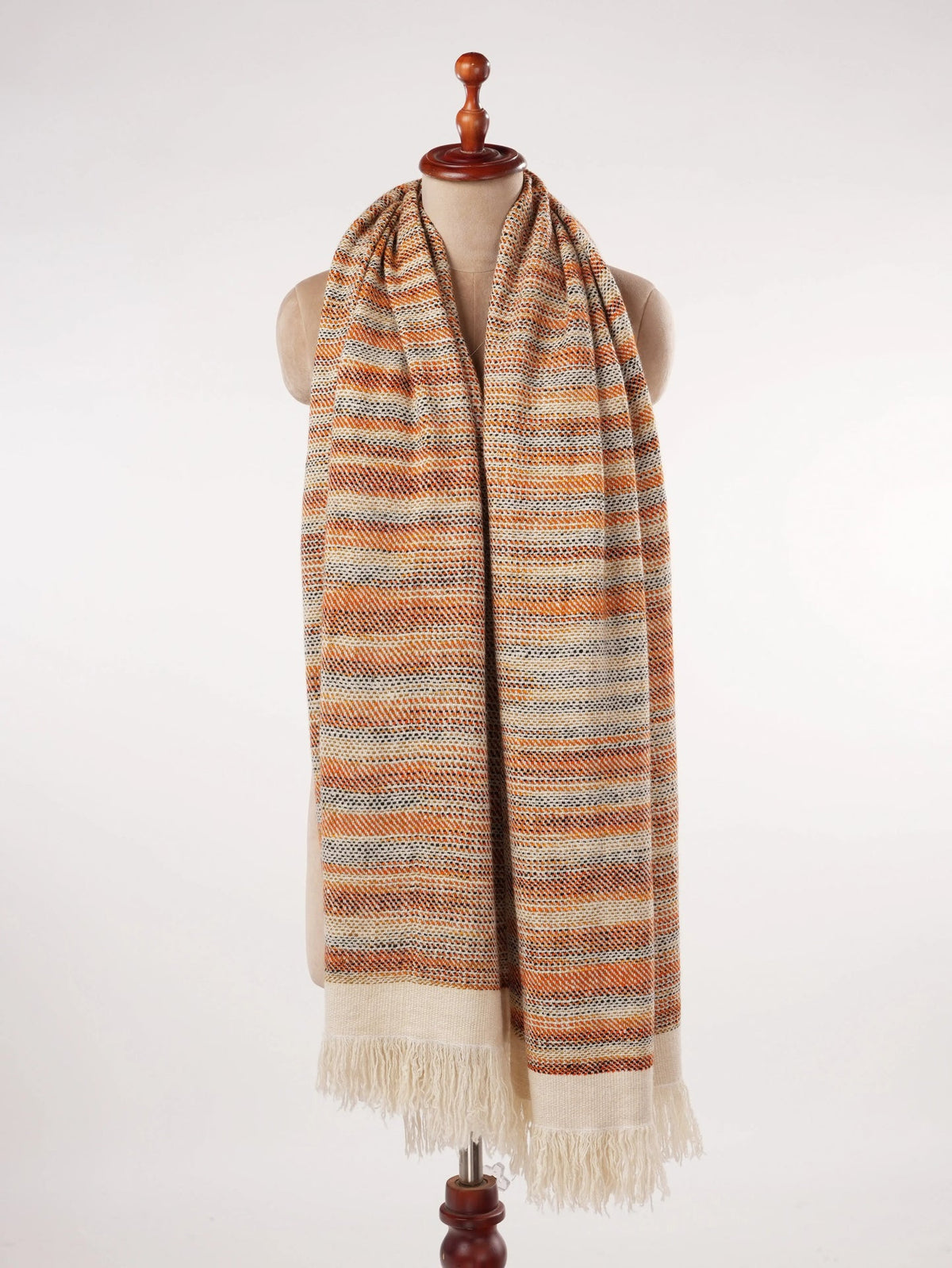 Handspun Thick Handwoven Pure Pashmina Shawl