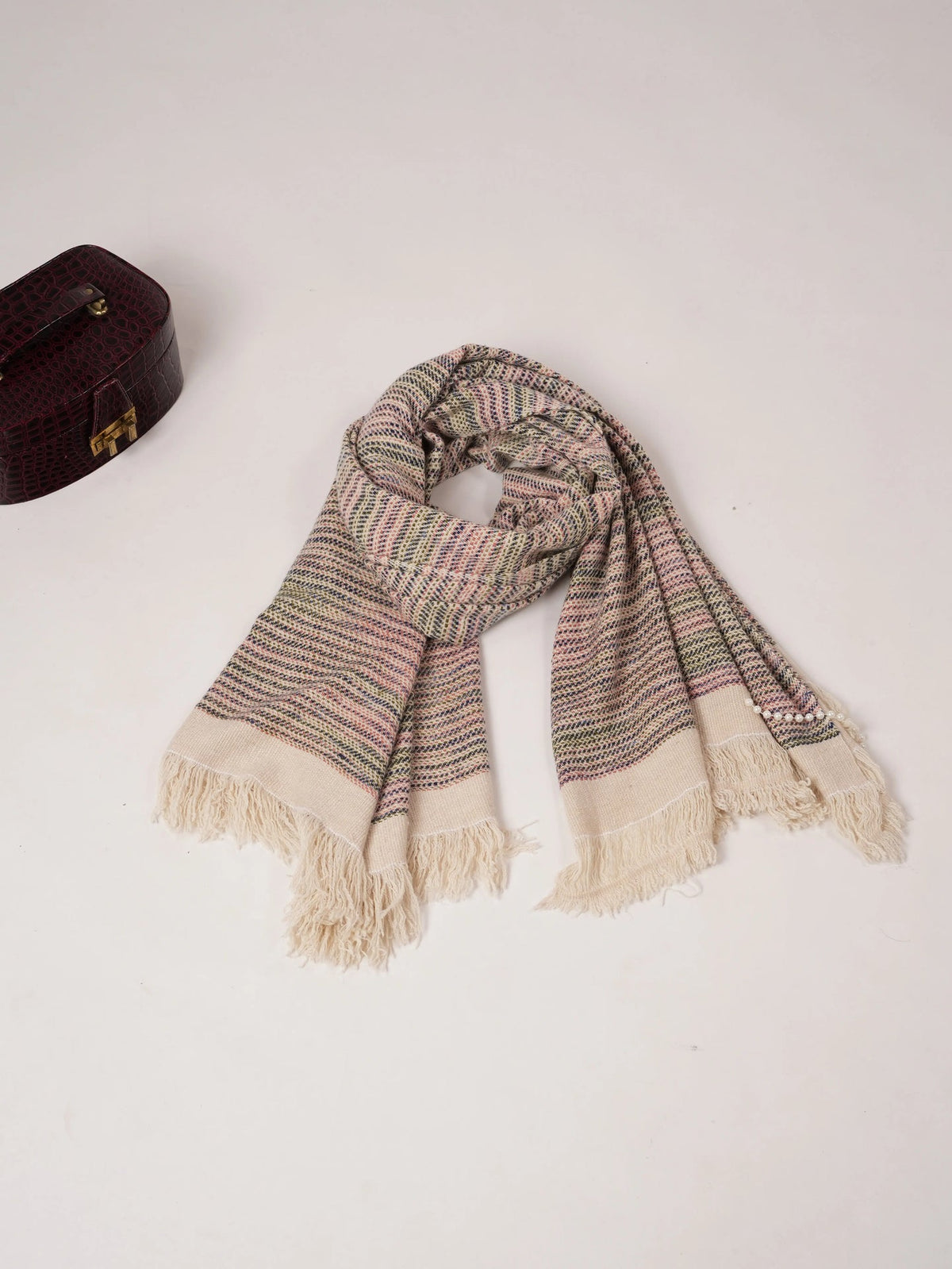 Handspun Handwoven Thick Warm Pashmina Shawl