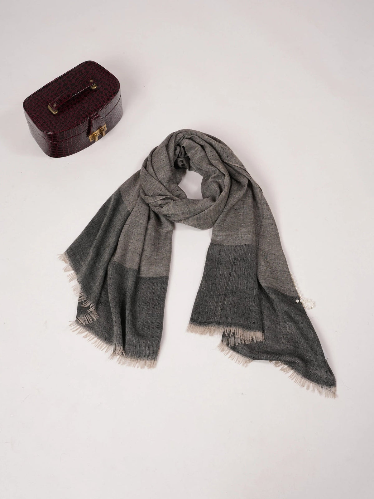 Handwoven Cross Shade Original Pashmina Shawl