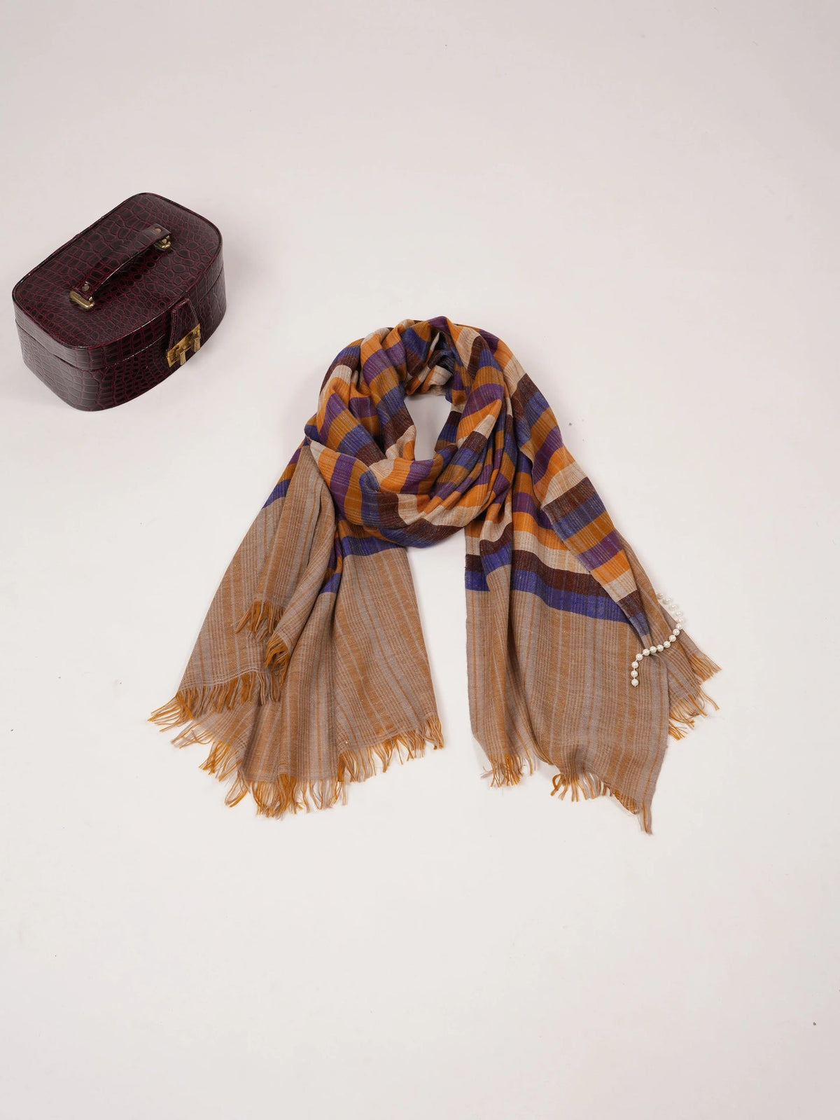 Contemporary Featherlight Original Pashmina Shawl