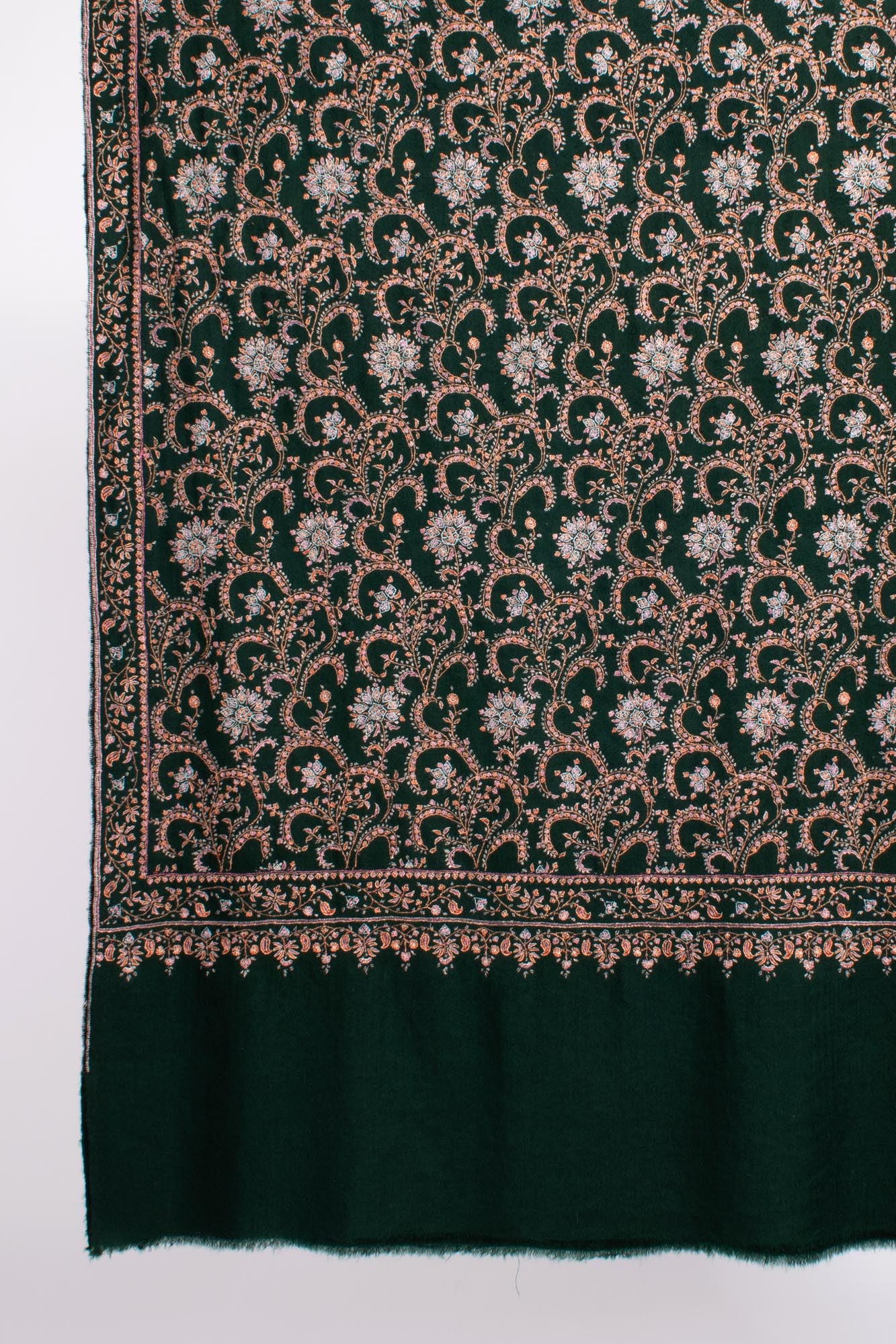 Bouteille à main vert sozni neem jama châle - eufaula