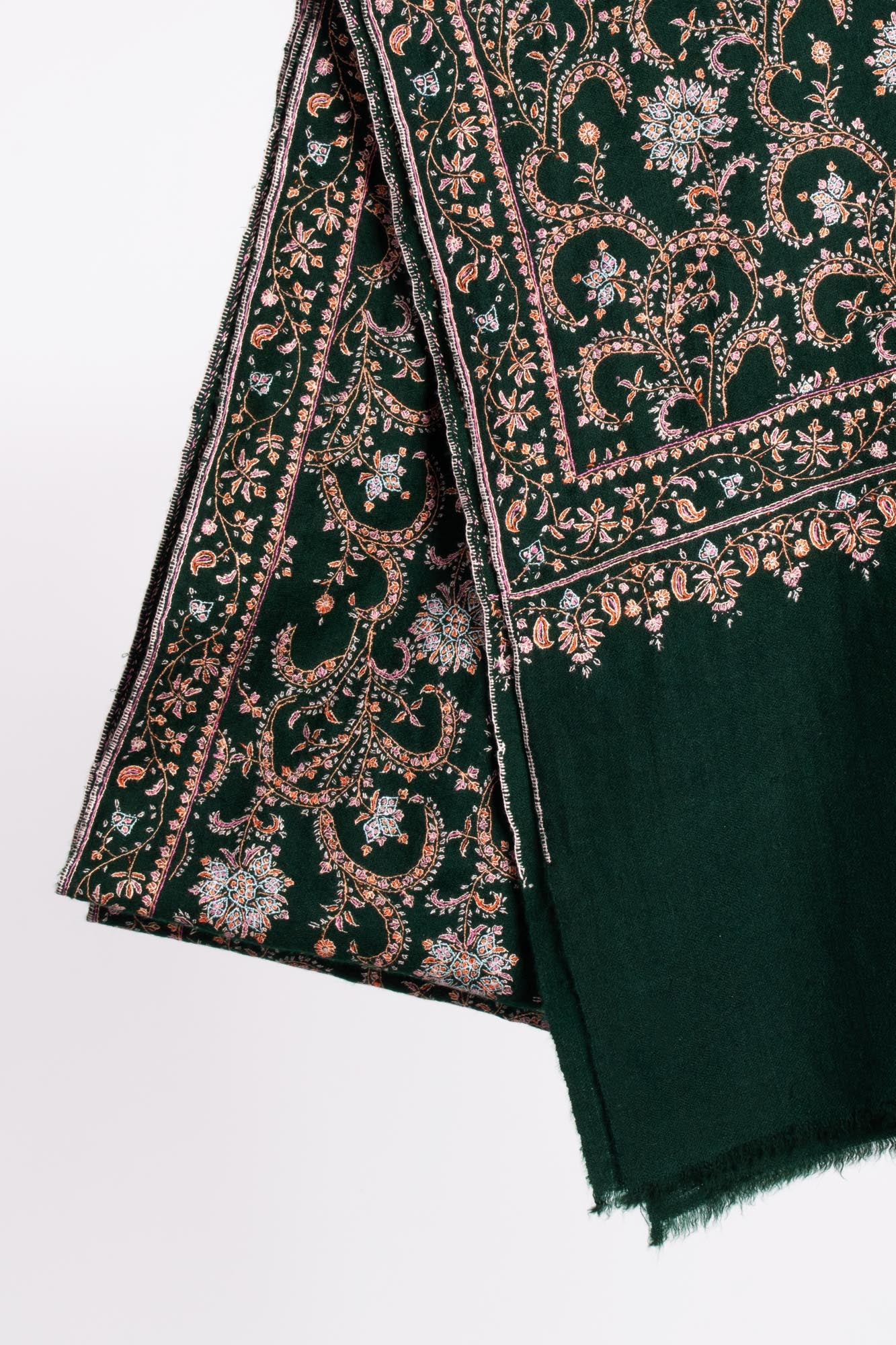 Bouteille à main vert sozni neem jama châle - eufaula