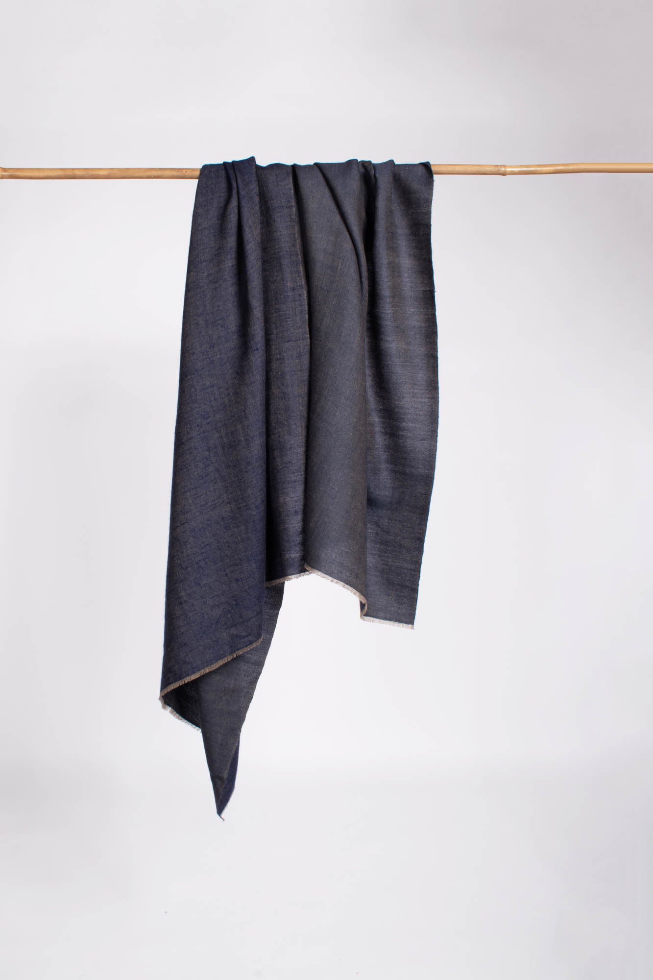 Blue Dual Shade Light Weight Pashmina Châle - Braintree