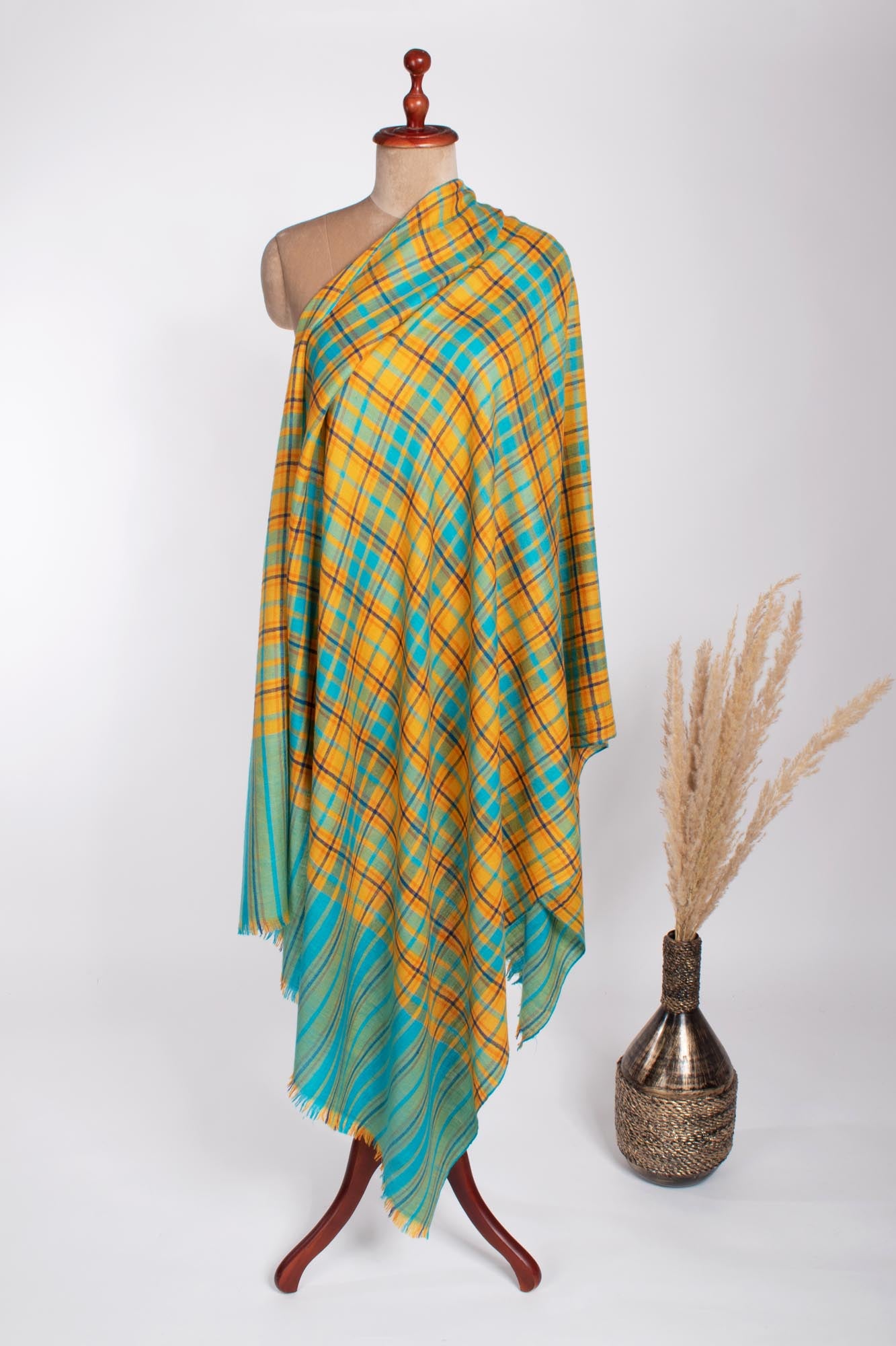 Avvolgimento per le donne Kashmir Pashmina realizzato a mano - Rother