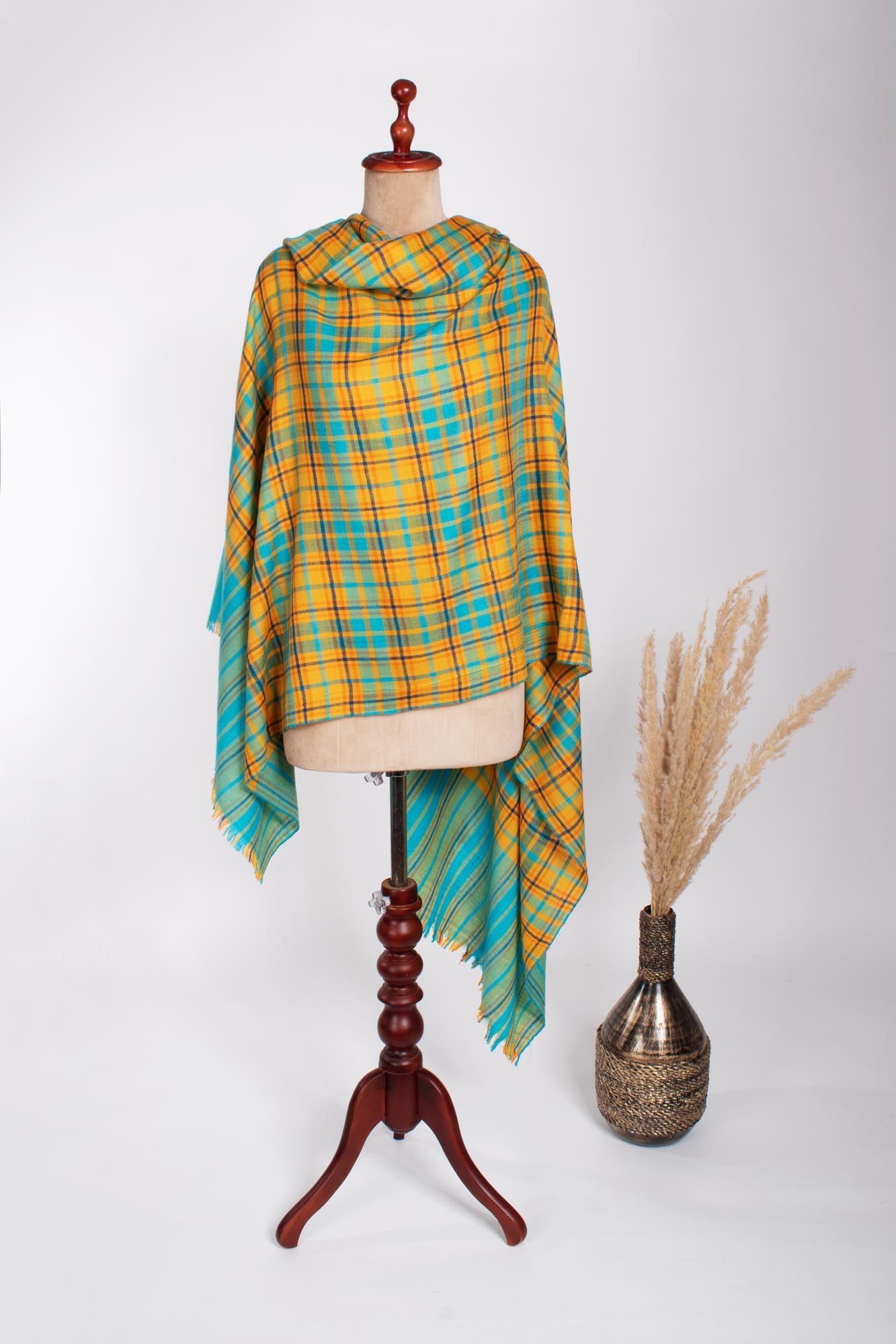 Avvolgimento per le donne Kashmir Pashmina realizzato a mano - Rother