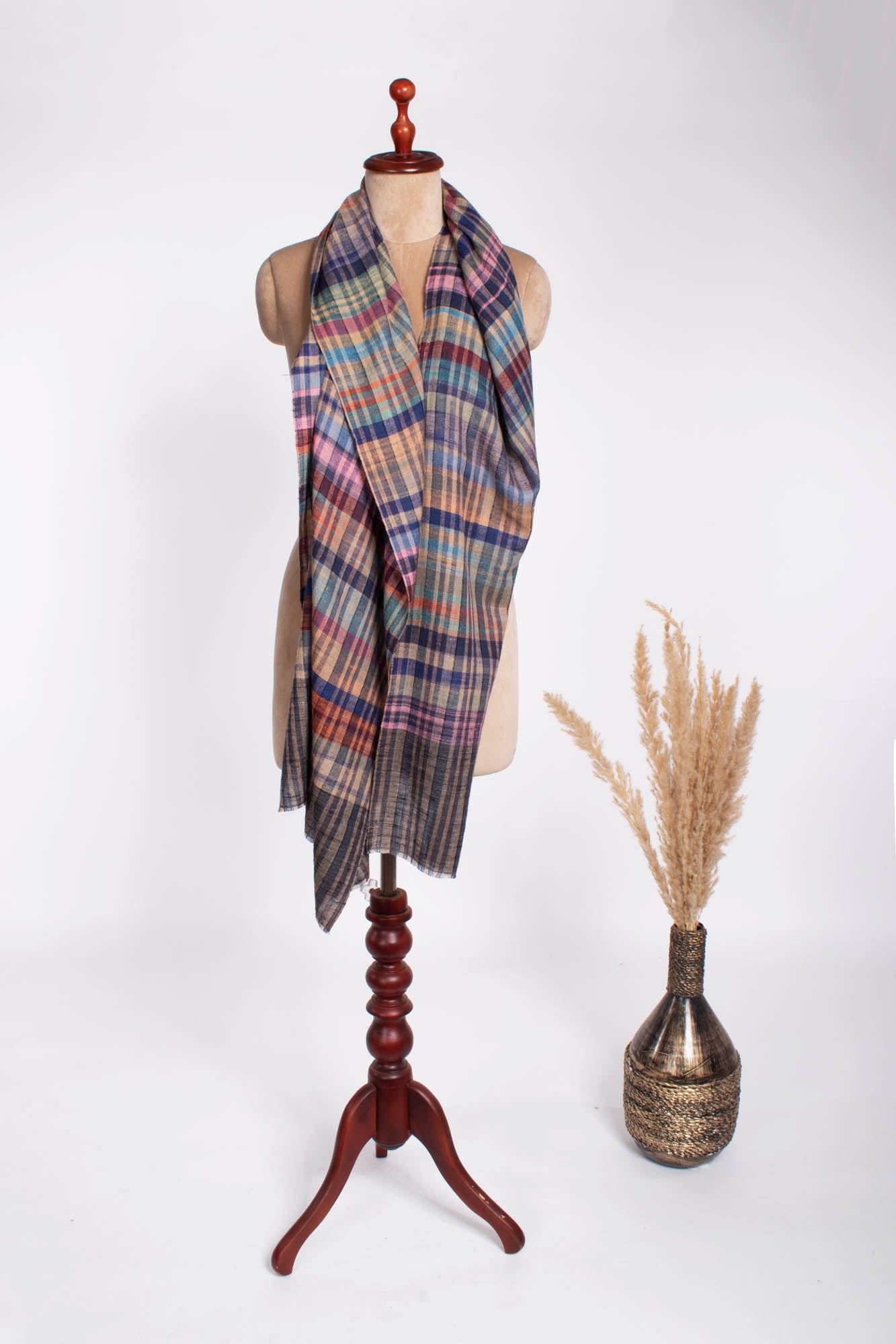 Boho Chic Handloomed Cashmere Pashmina Scarf - Wealden