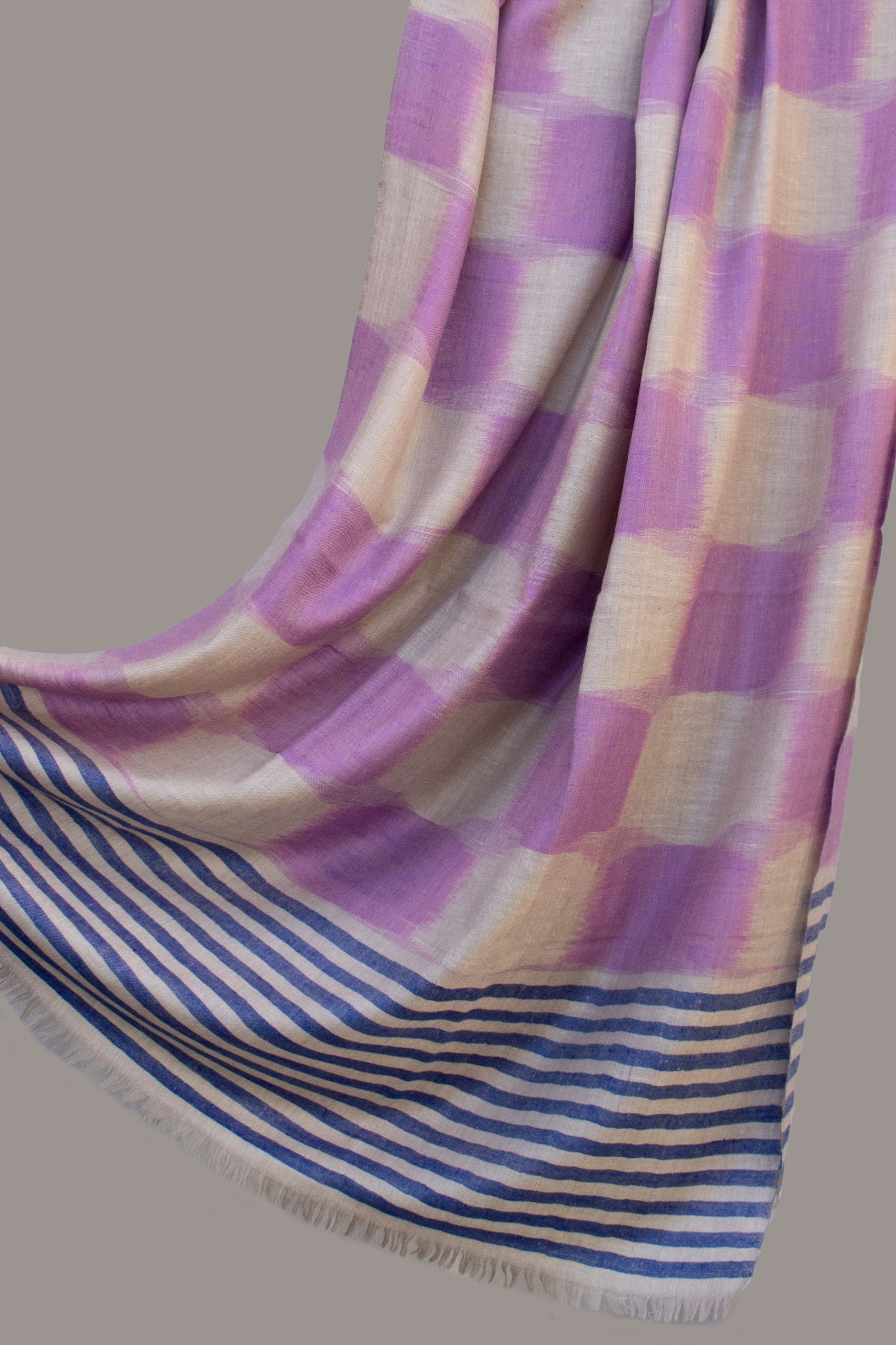 设计师Pure Pashmina/Cashmere围巾/包裹,手工编织在克什米尔,豪华,杰作,礼物,羊毛之王,柔软。