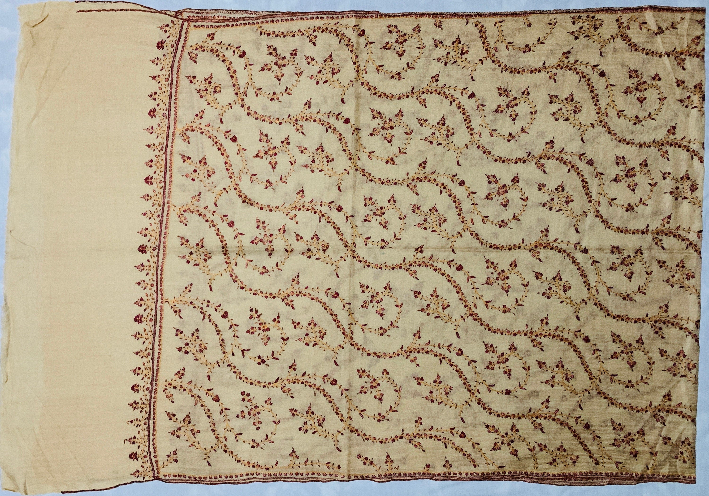 LA GRANDE VENTE D’HIVER Écharpe en cachemire Pashmina brodée à la main