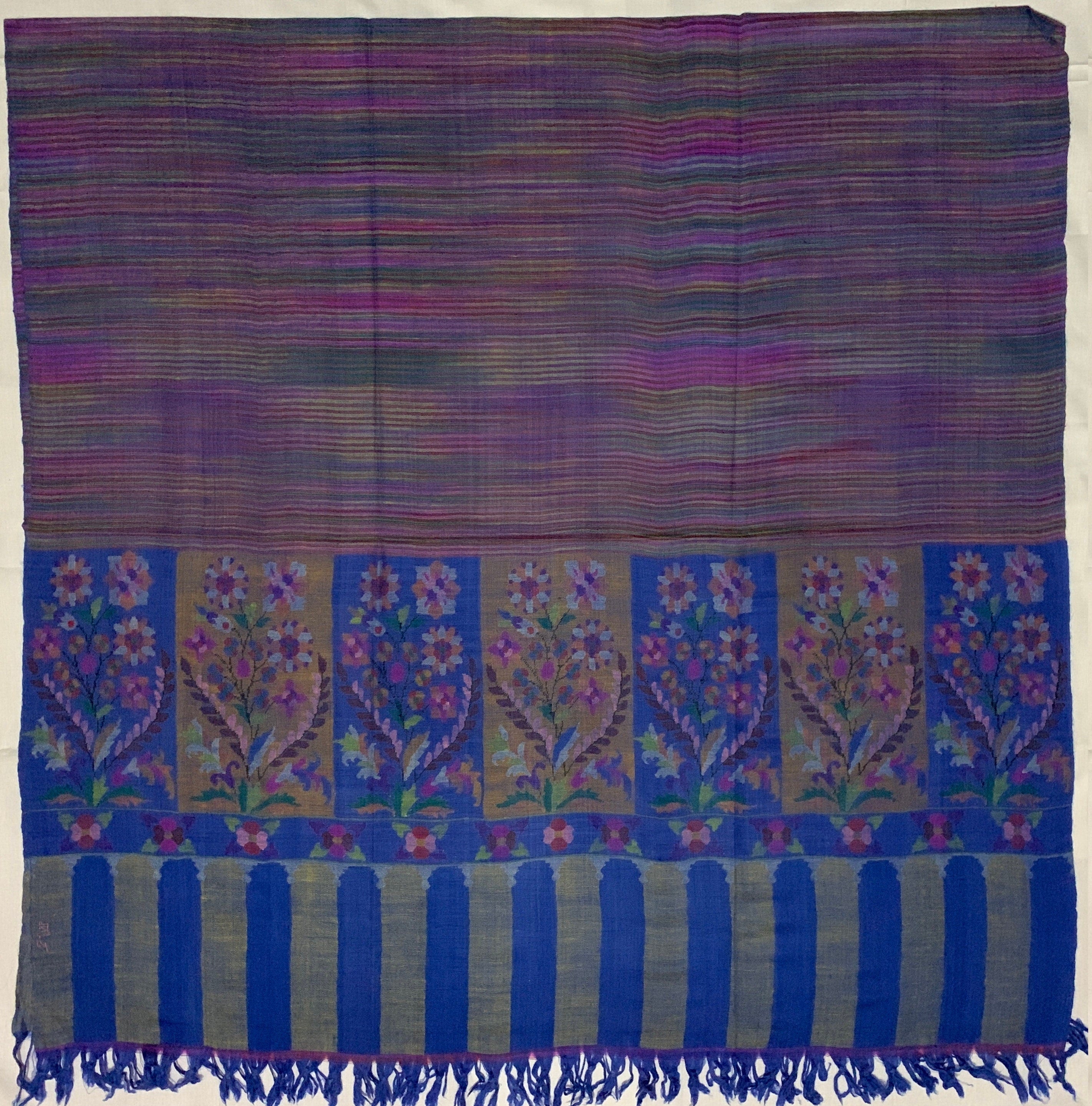 Ikat&Kani编织组合纯Pashmina披肩