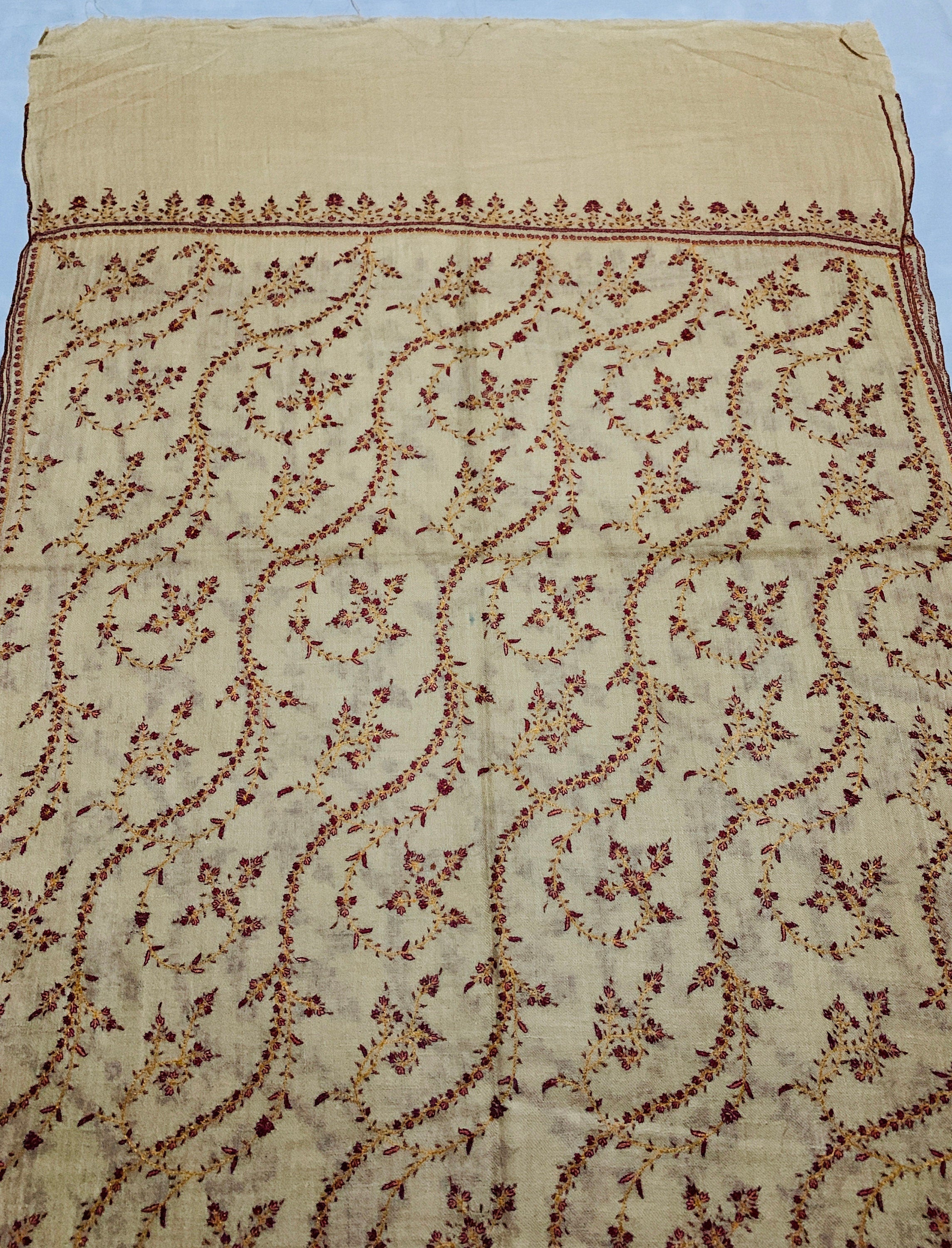LA GRANDE VENTE D’HIVER Écharpe en cachemire Pashmina brodée à la main