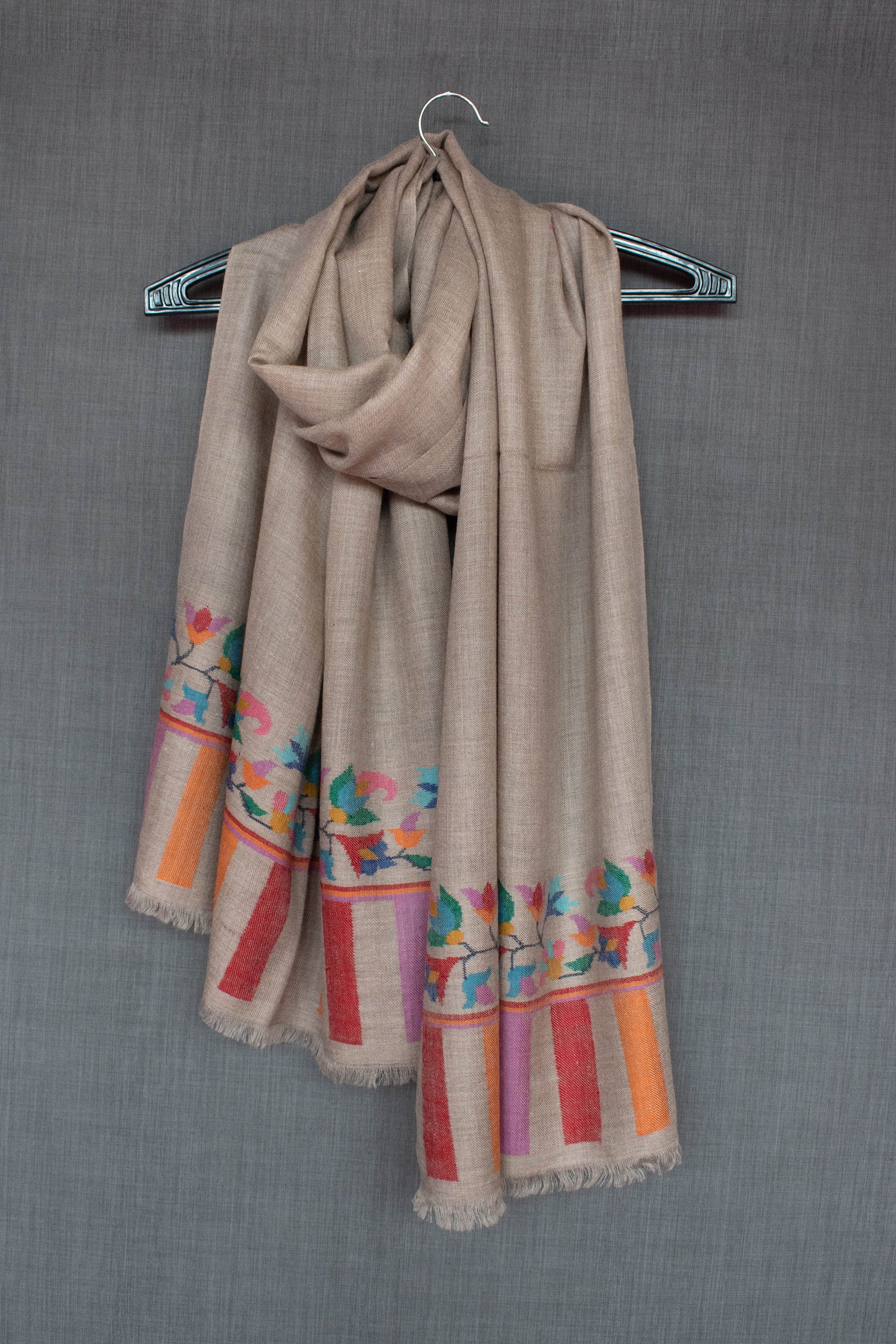 海伦羊绒围巾,卡尼包裹,手工编织,纯Pashmina,28x80”