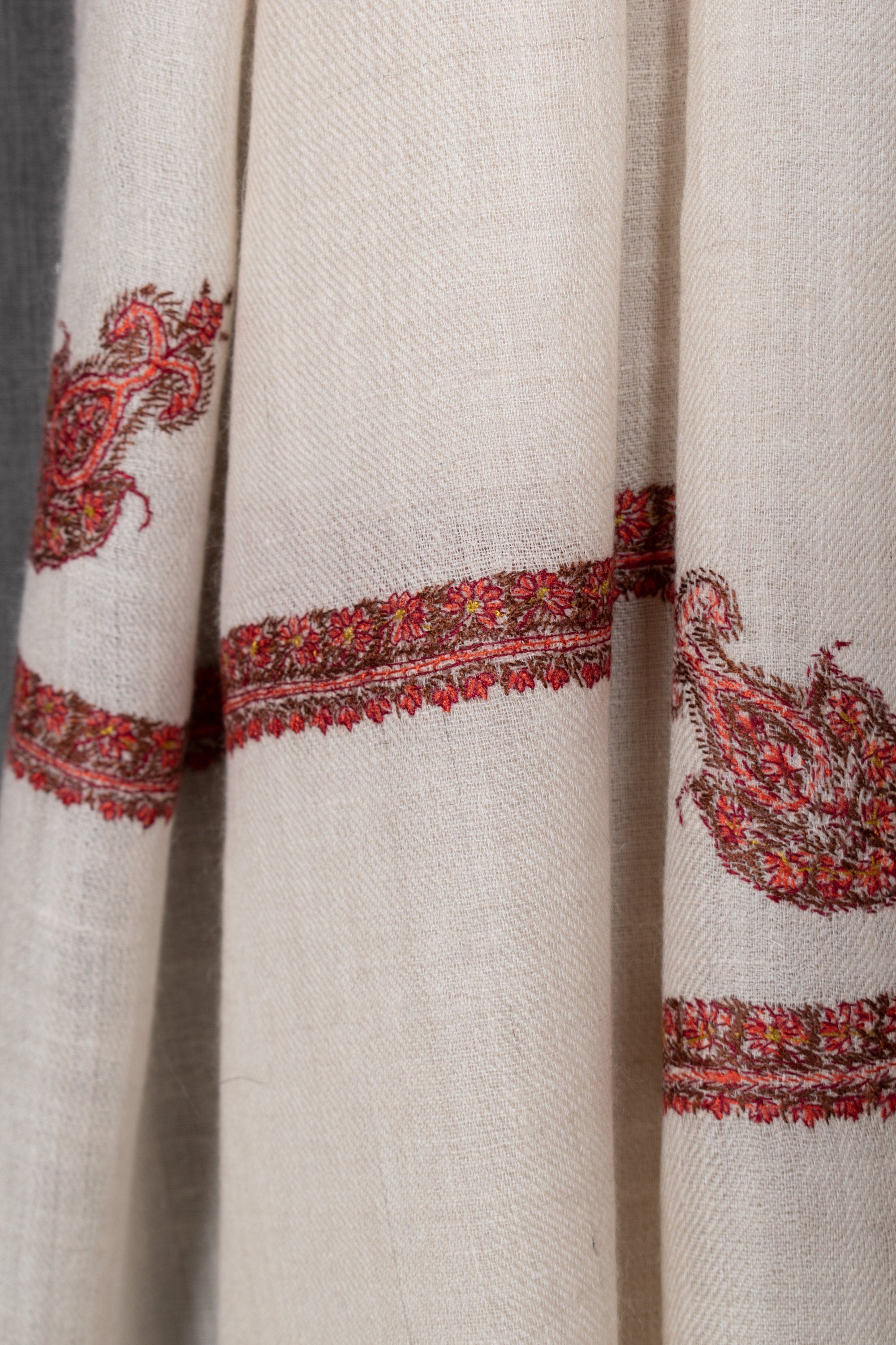 Châle brodé Sabeera pour la fête des mères, enveloppement pur pashmina, très doux, 40x80 »