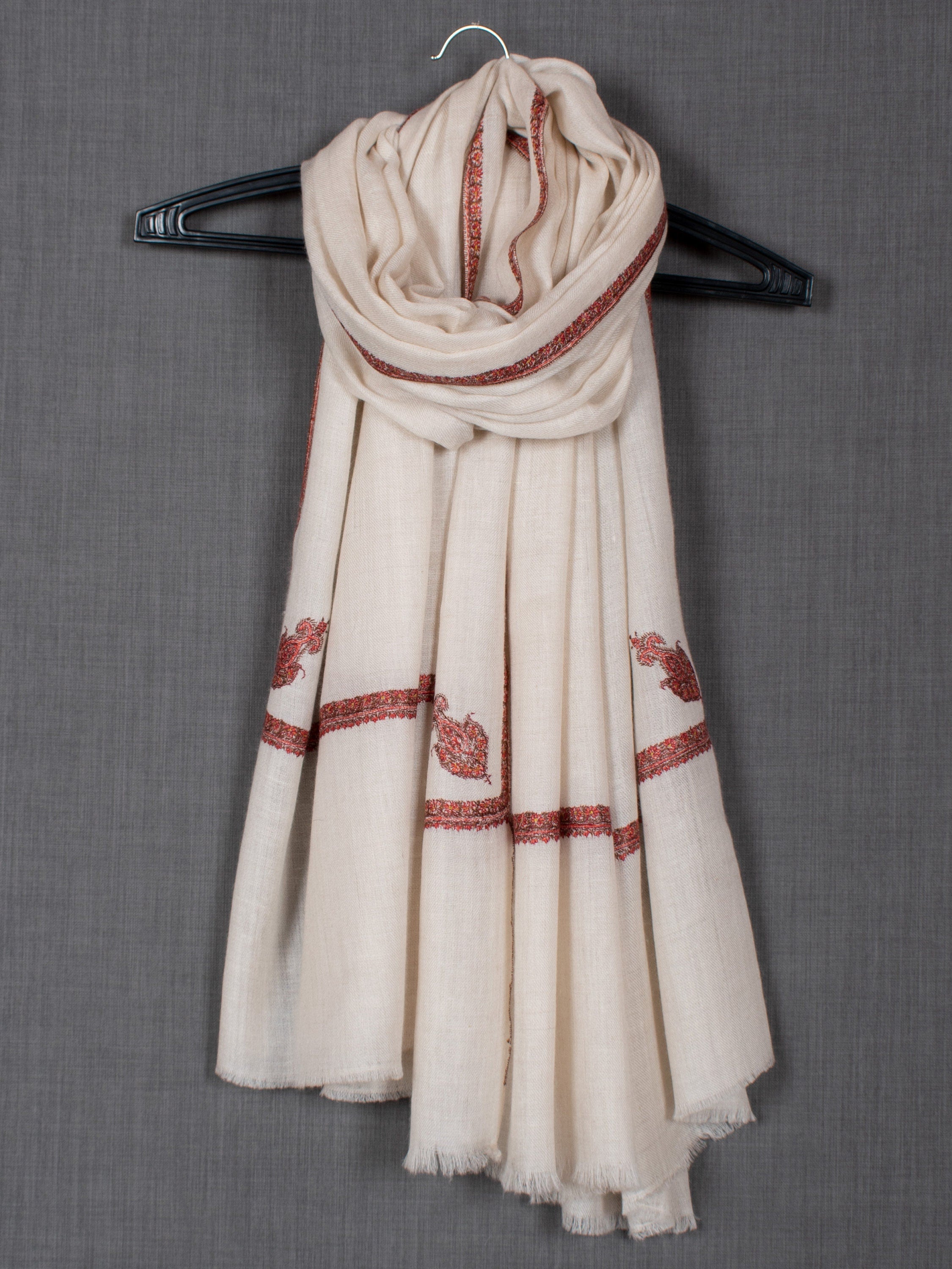 Châle brodé Sabeera pour la fête des mères, enveloppement pur pashmina, très doux, 40x80 »