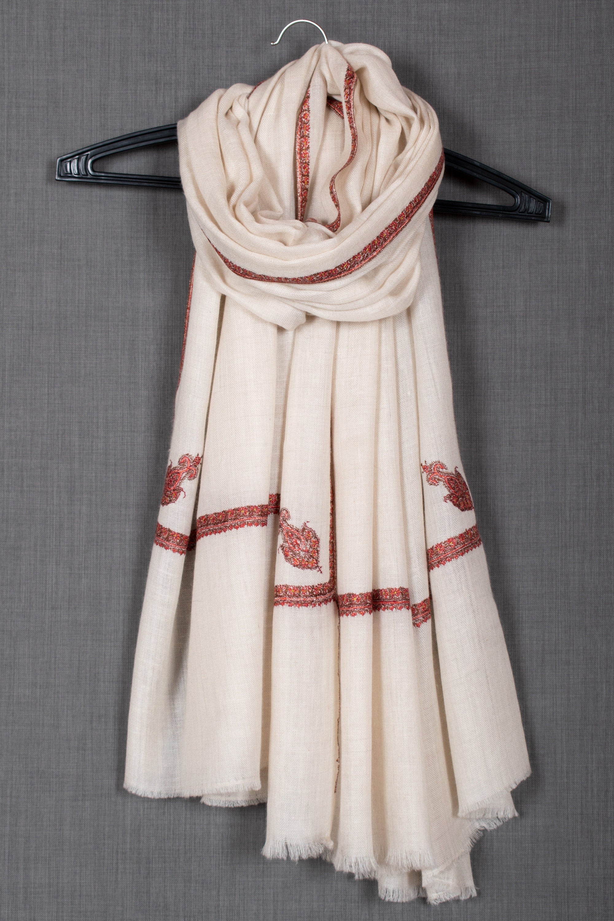 Châle brodé Sabeera pour la fête des mères, enveloppement pur pashmina, très doux, 40x80 »