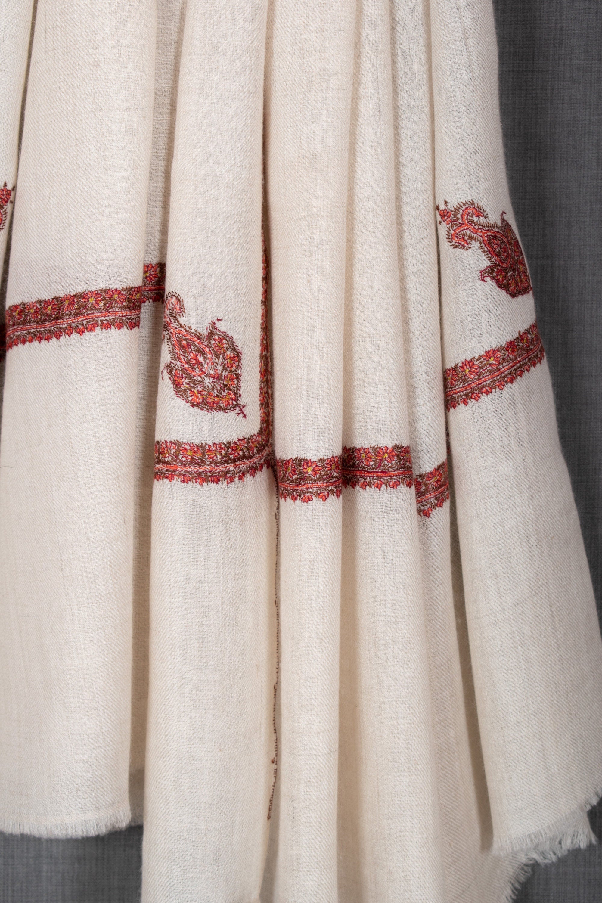 Châle brodé Sabeera pour la fête des mères, enveloppement pur pashmina, très doux, 40x80 »