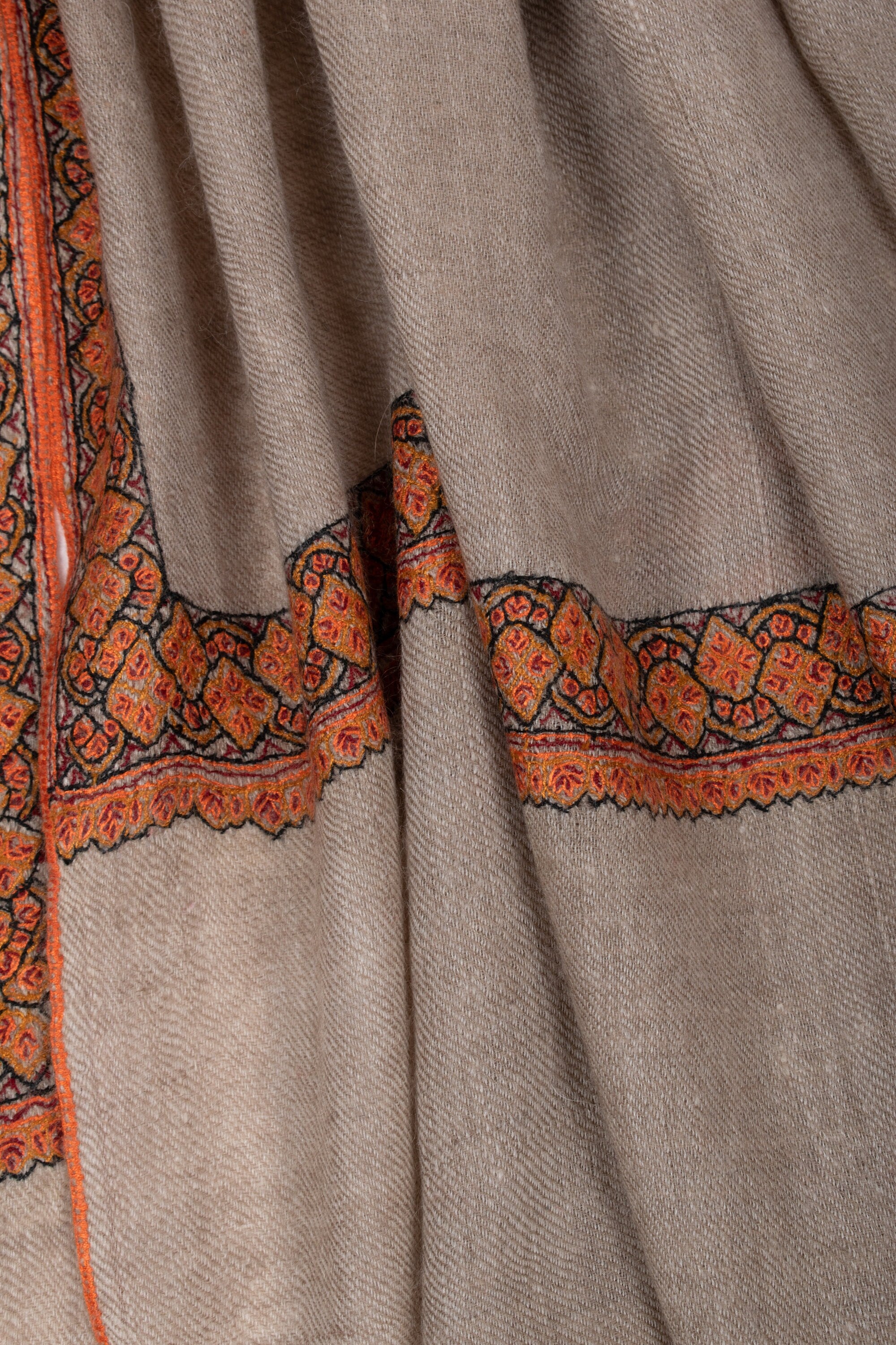 Châles en cachemire naturel biologique, couleurs originales, foulards non teints, Pashmina du Cachemire, cadeaux faits à la main, cadeaux de Noël, 40x80" - ISLA