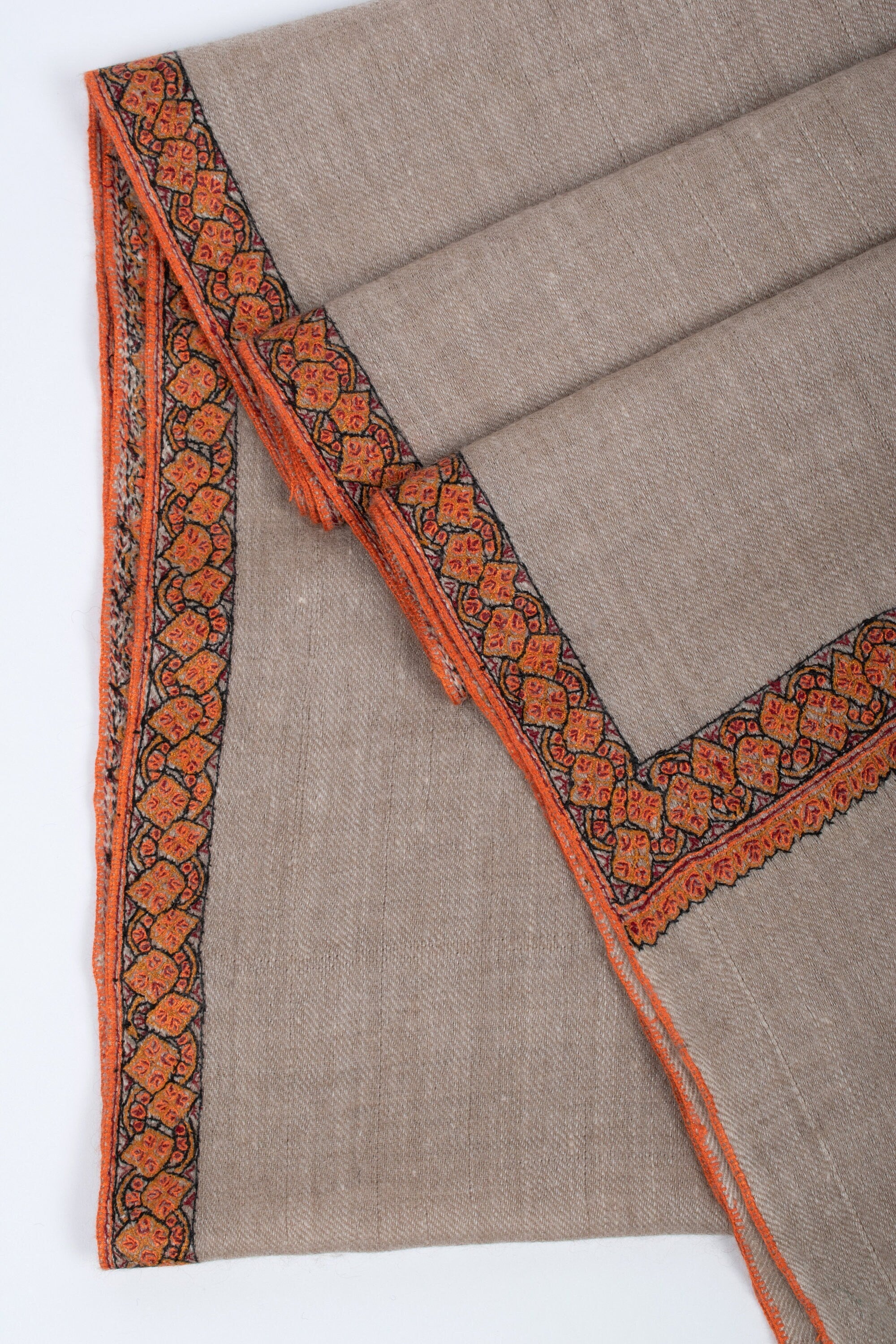 Châles en cachemire naturel biologique, couleurs originales, foulards non teints, Pashmina du Cachemire, cadeaux faits à la main, cadeaux de Noël, 40x80" - ISLA