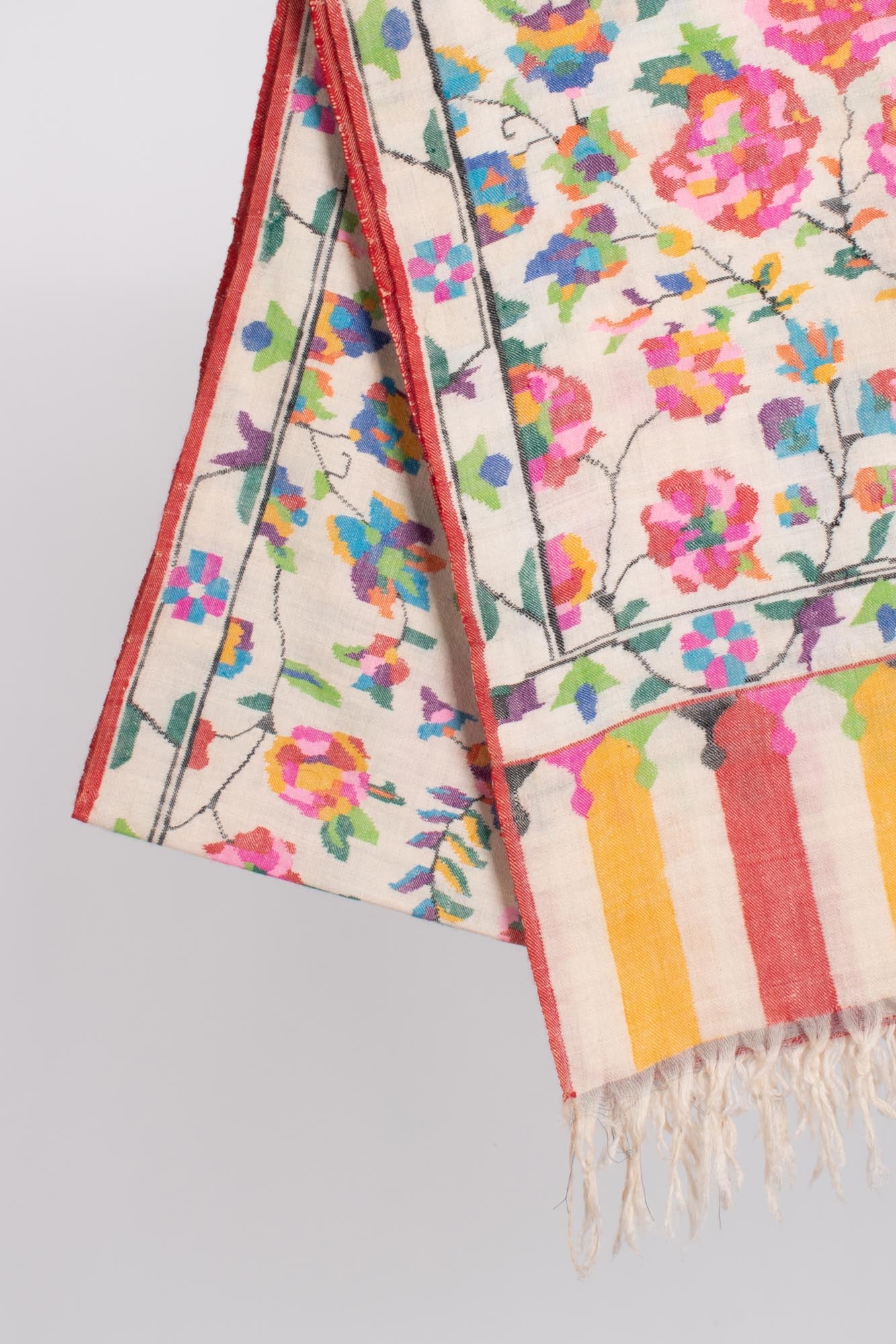 Châle de pashmina kani floral - Trent