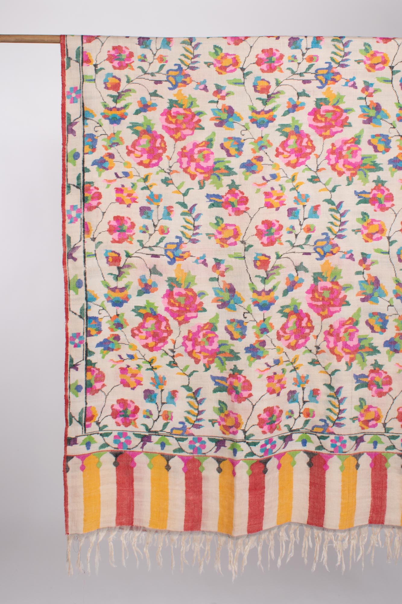 Châle de pashmina kani floral - Trent