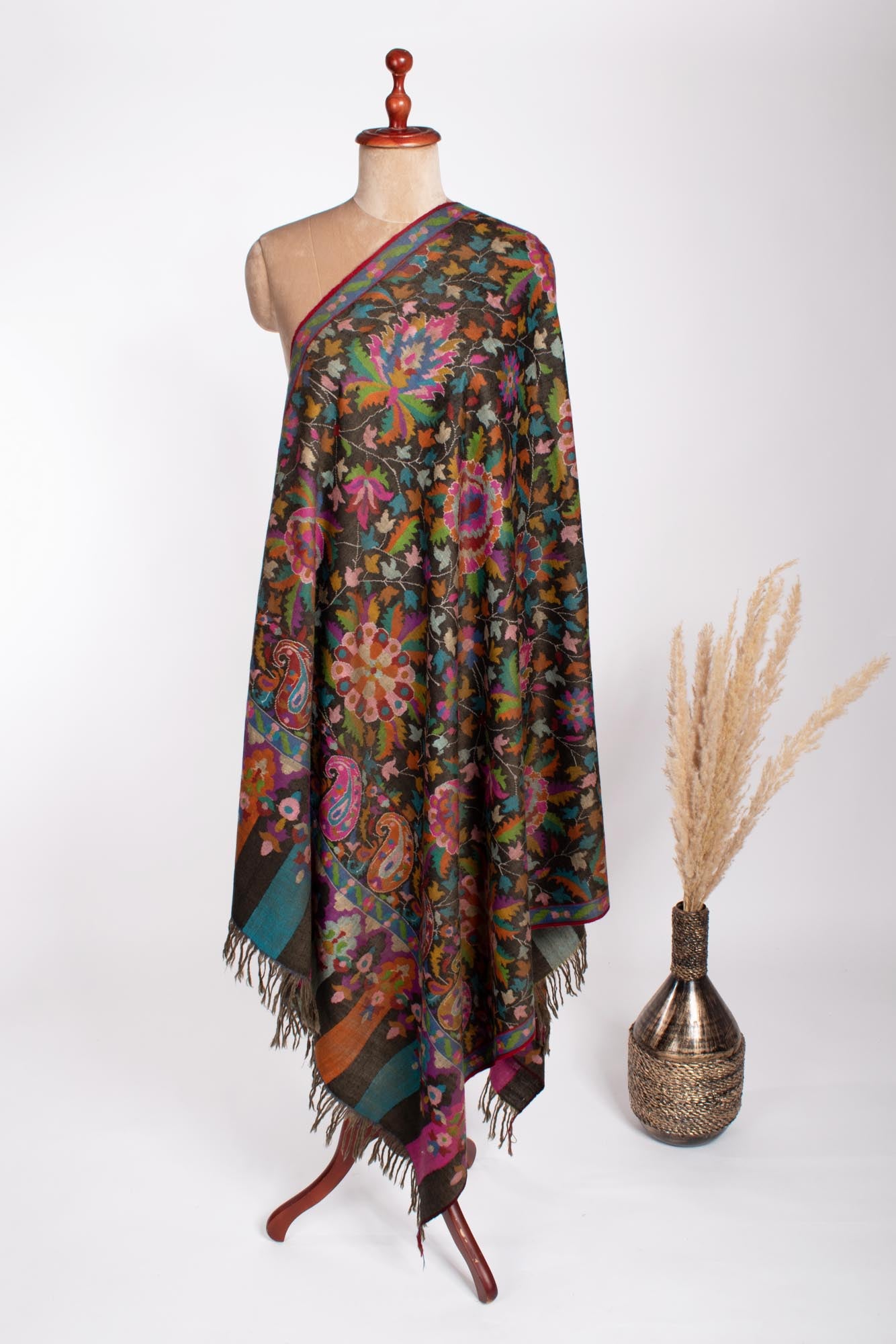 Black de carbone luxueusement chaud Kani Pashmina - Wisbech