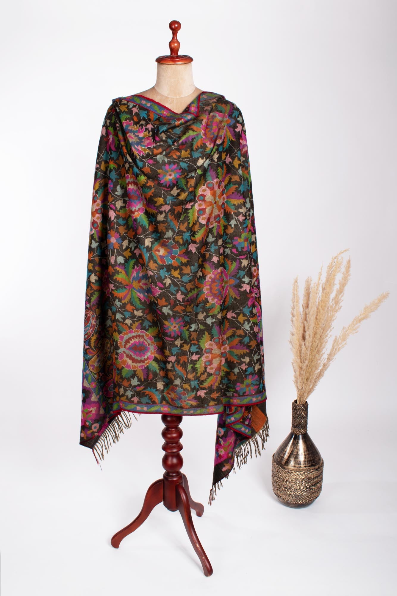 Black de carbone luxueusement chaud Kani Pashmina - Wisbech