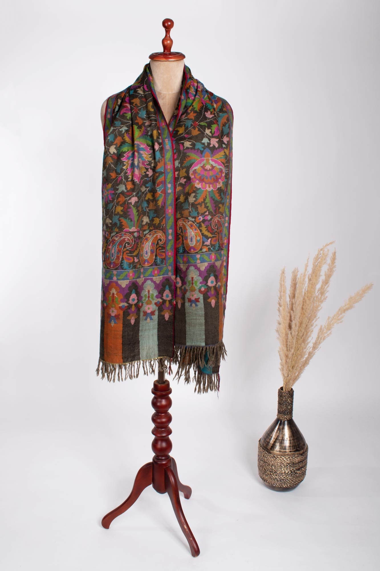Black de carbone luxueusement chaud Kani Pashmina - Wisbech