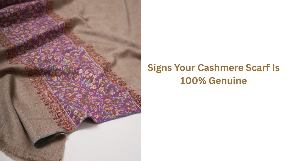 Signs Your Cashmere Scarf Is 100% Genuine