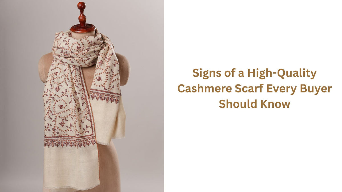 Signs of a High-Quality Cashmere Scarf Every Buyer Should Know