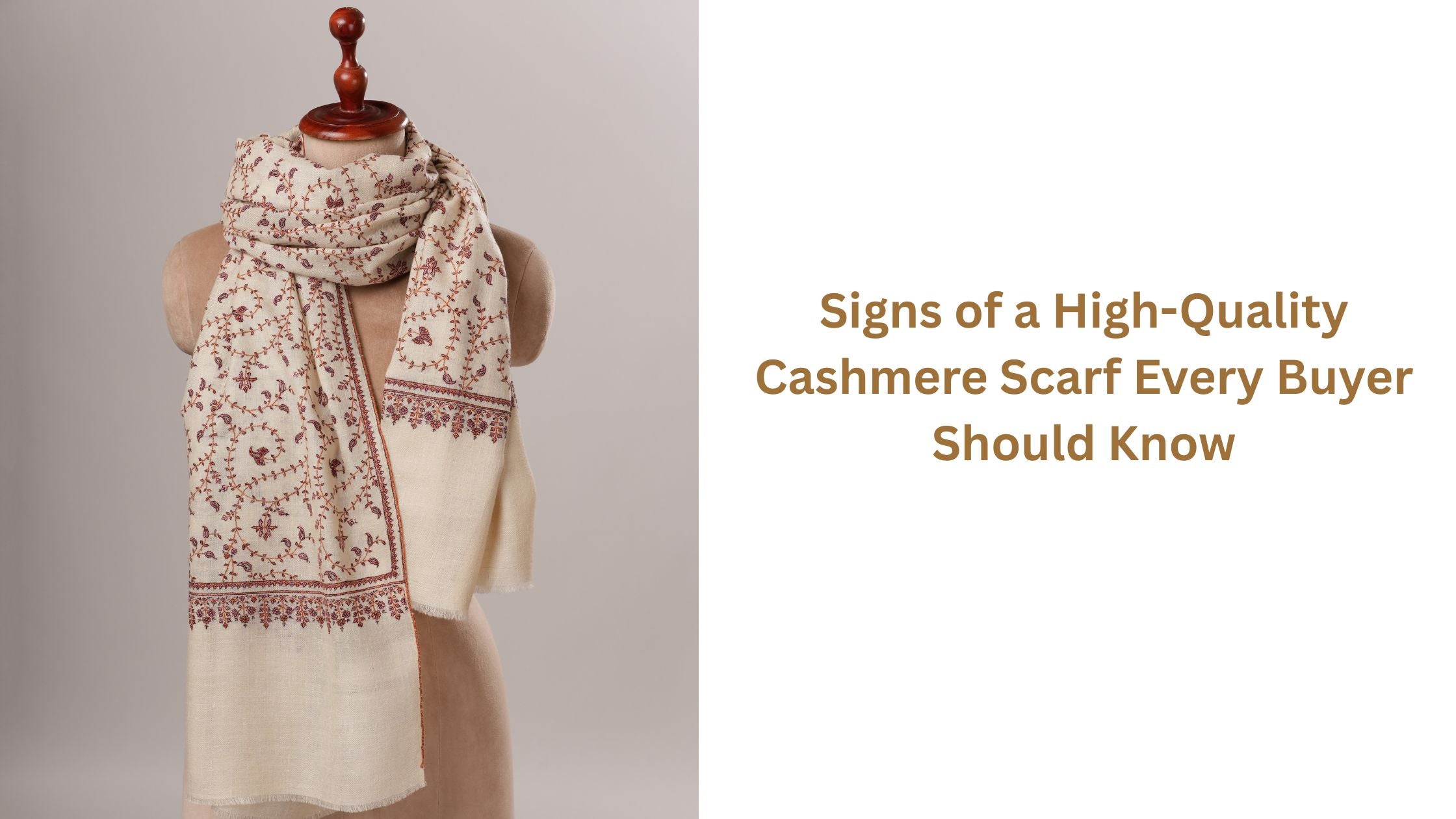 Signs of a High-Quality Cashmere Scarf Every Buyer Should Know Shahkaar.com