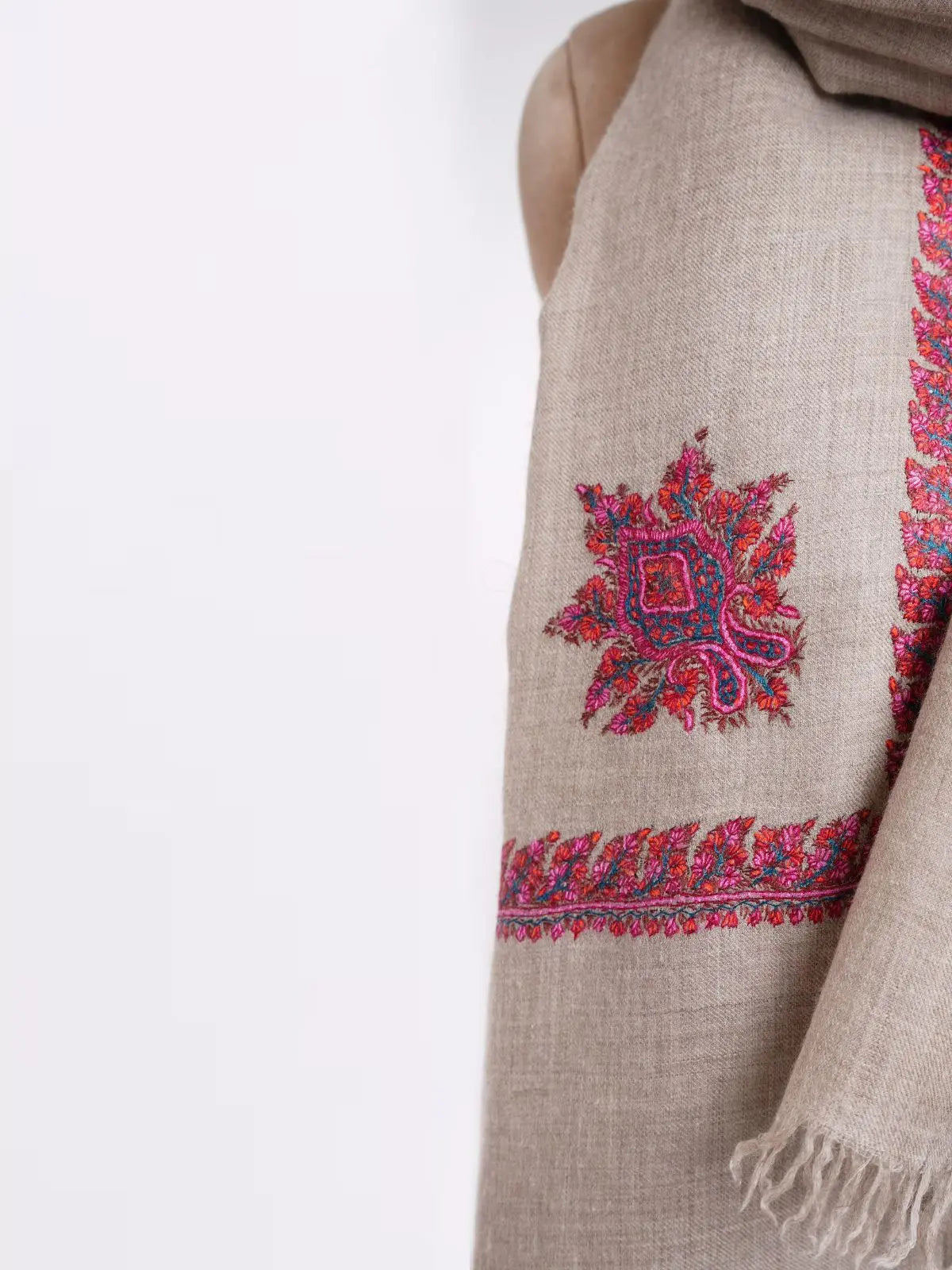 Natural Grey Pashminas