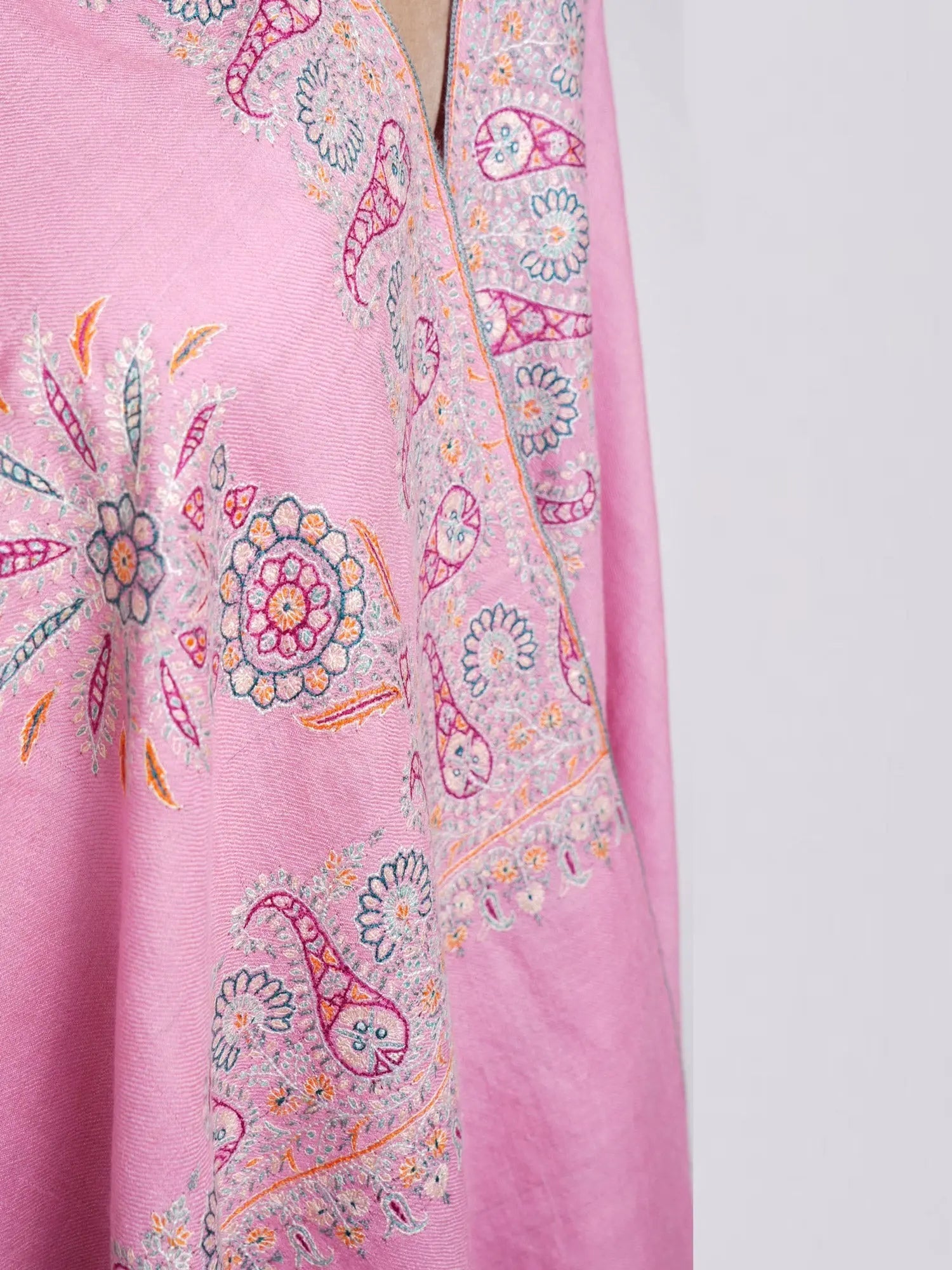 Pink-Pashmina Shahkaar