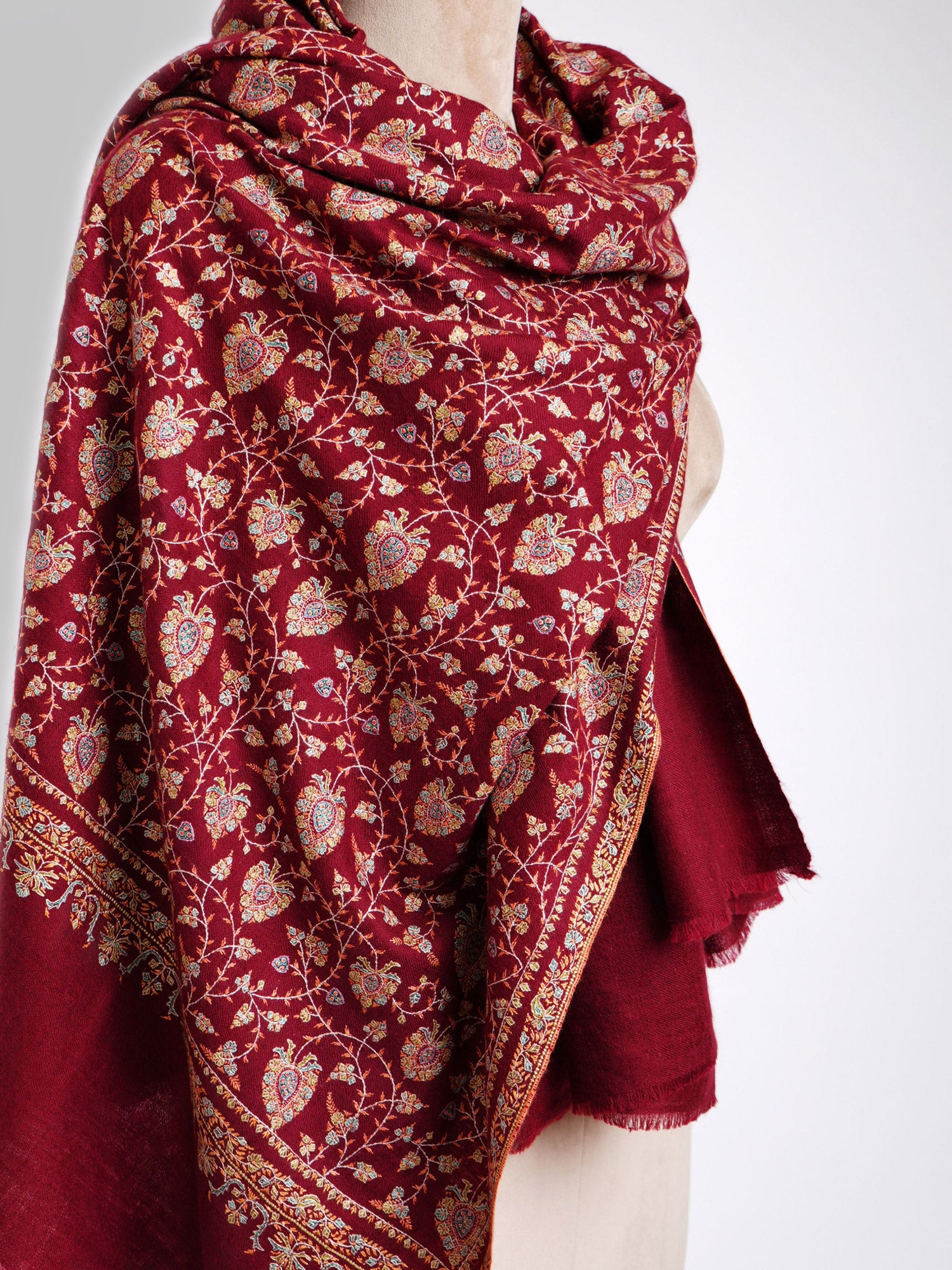 Red Pashmina