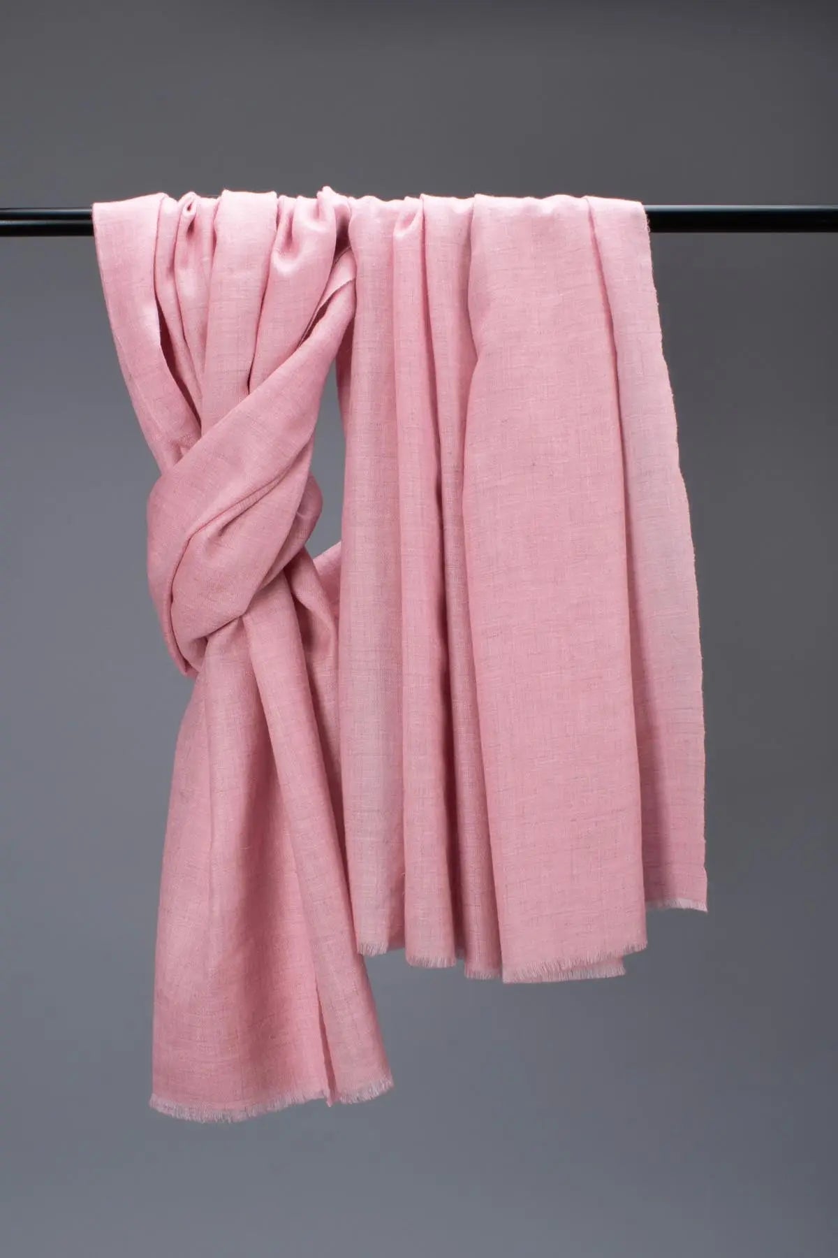 Baby Pink Handspun Pashmina Shahkaar