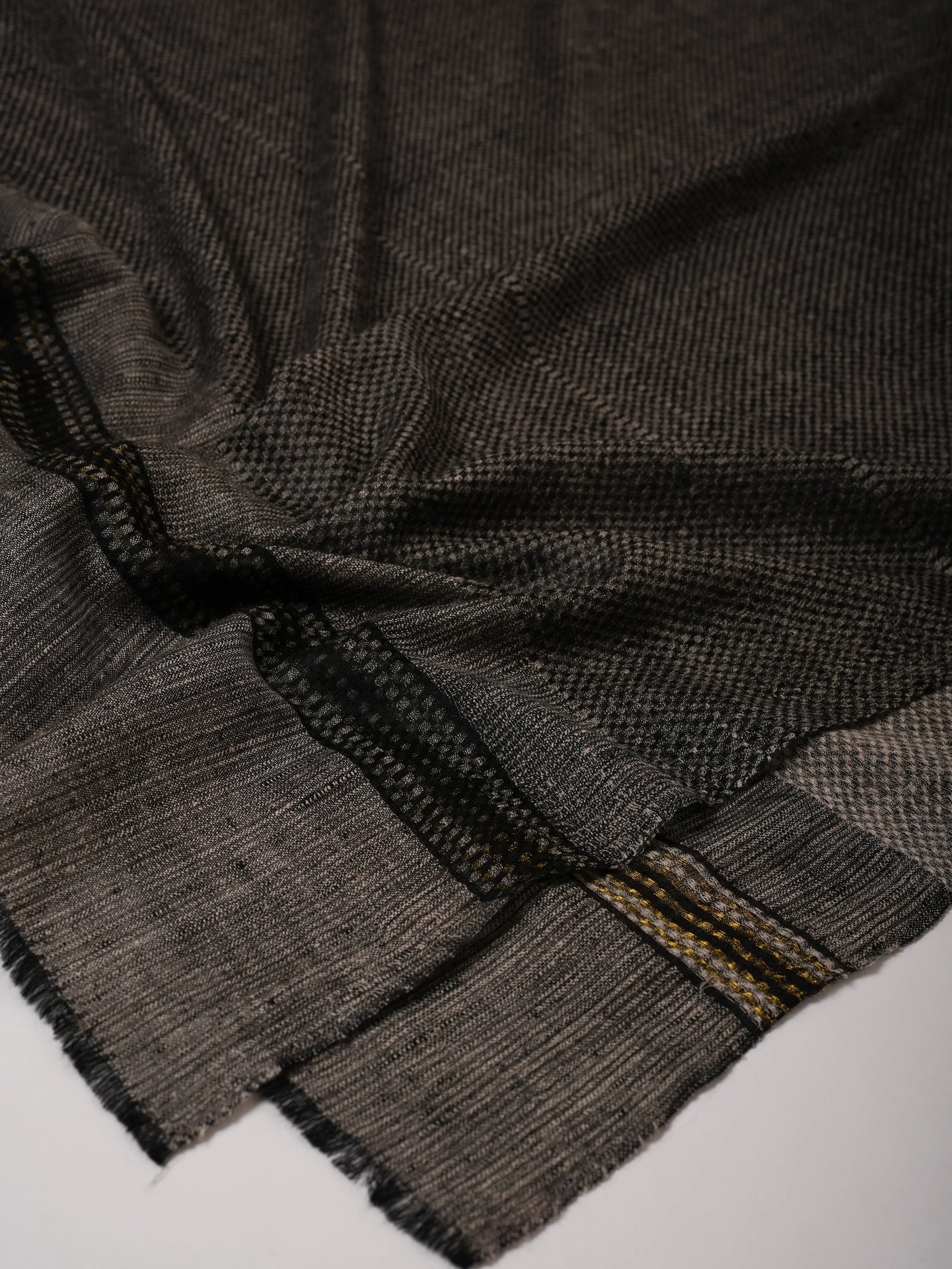Black White New Generation Pashmina Wrap - WIRRAL Shahkaar