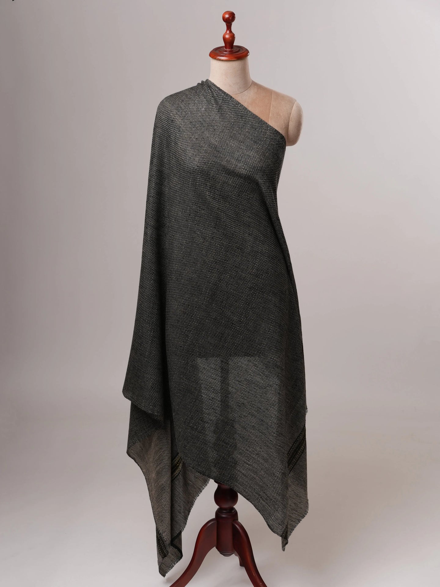 Black White New Generation Pashmina Wrap - WIRRAL Shahkaar