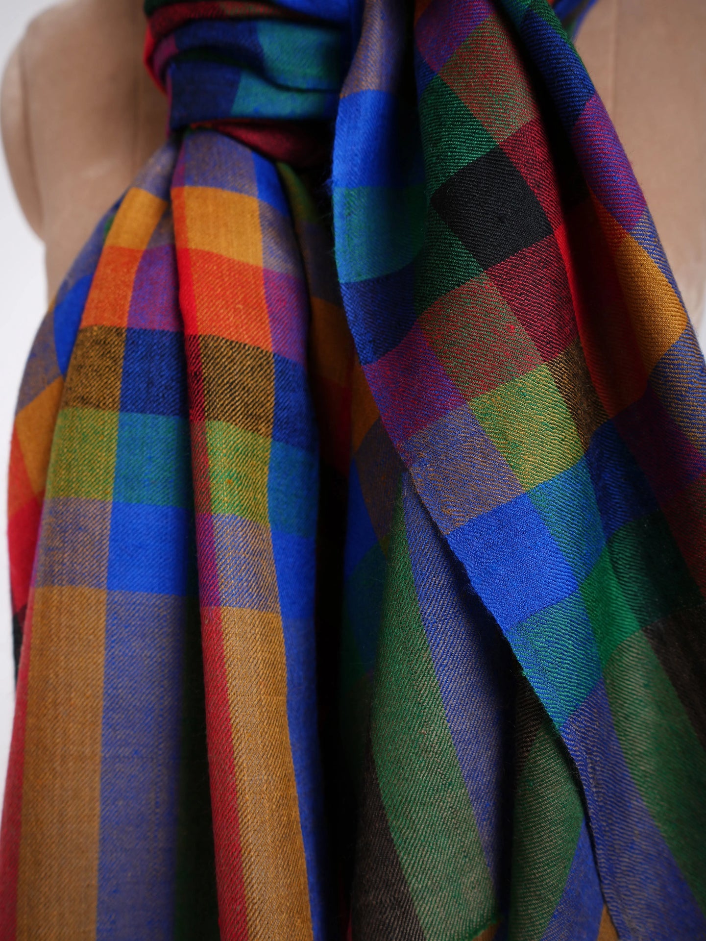 Contemporary Multicolor Pashmina Shawl Shahkaar