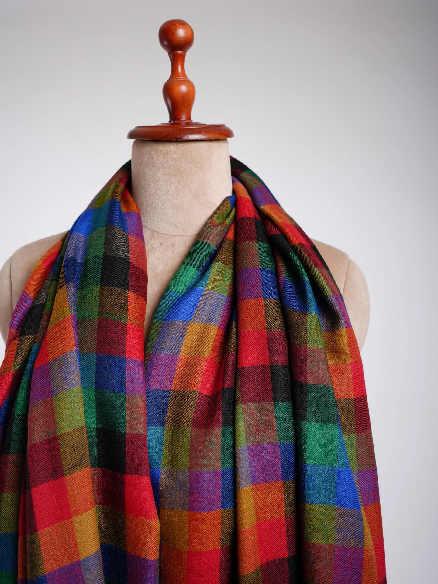Contemporary Multicolor Pashmina Shawl Shahkaar