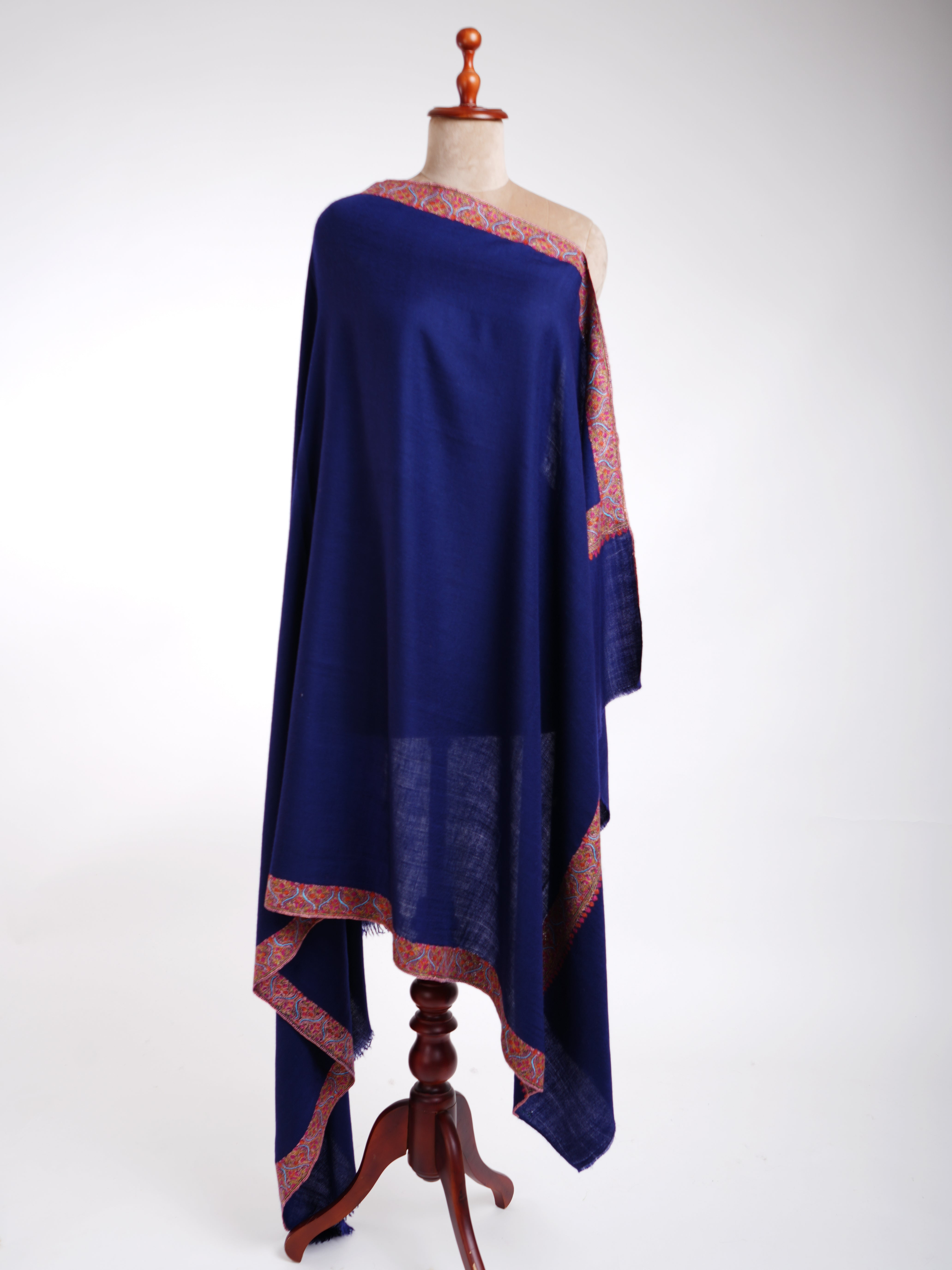 Dark Blue Pure Pashmina Collection Shawls