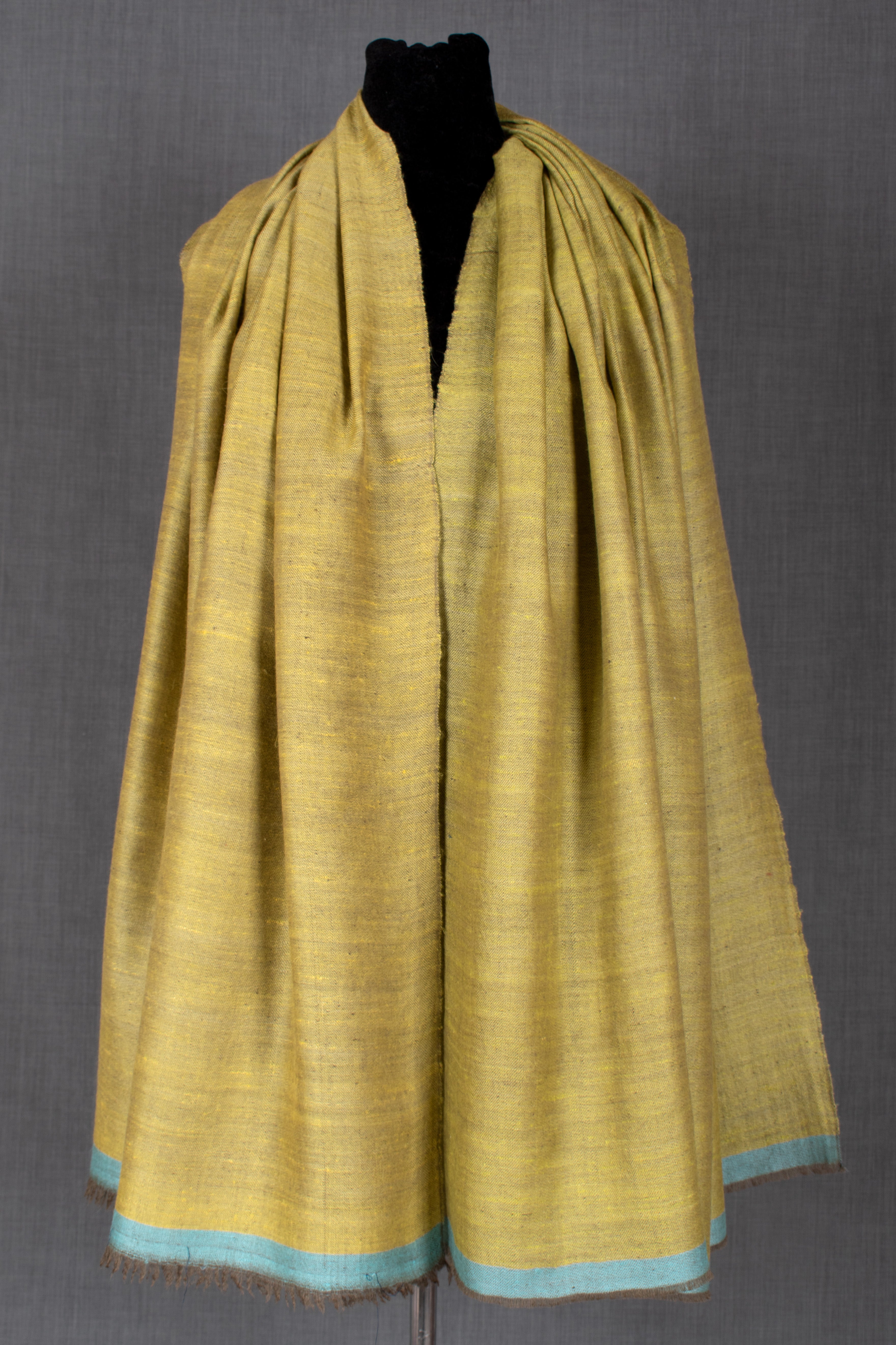 Scialle Pashmina Dorukha giallo limone