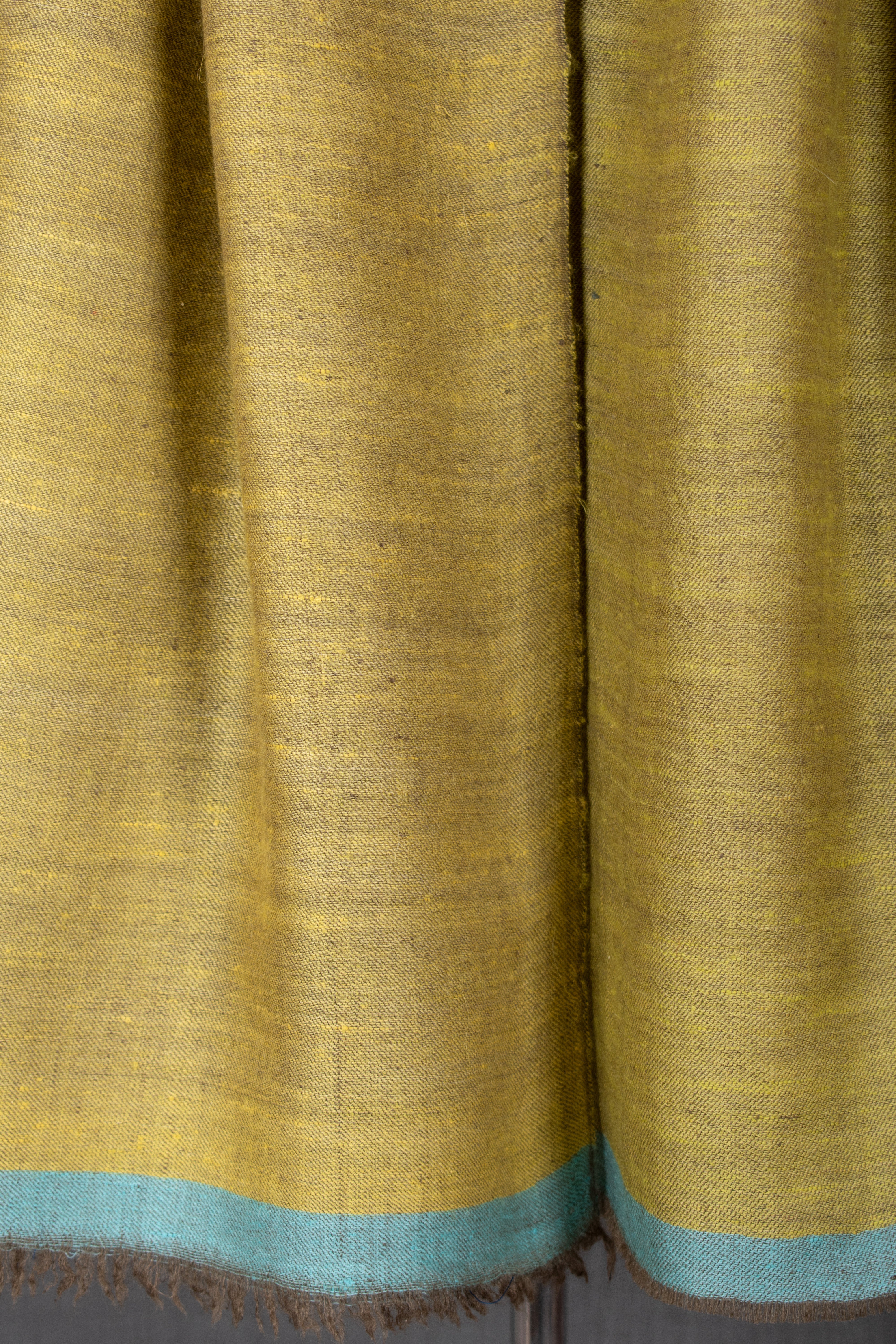 Châle Pashmina Dorukha Jaune Citron