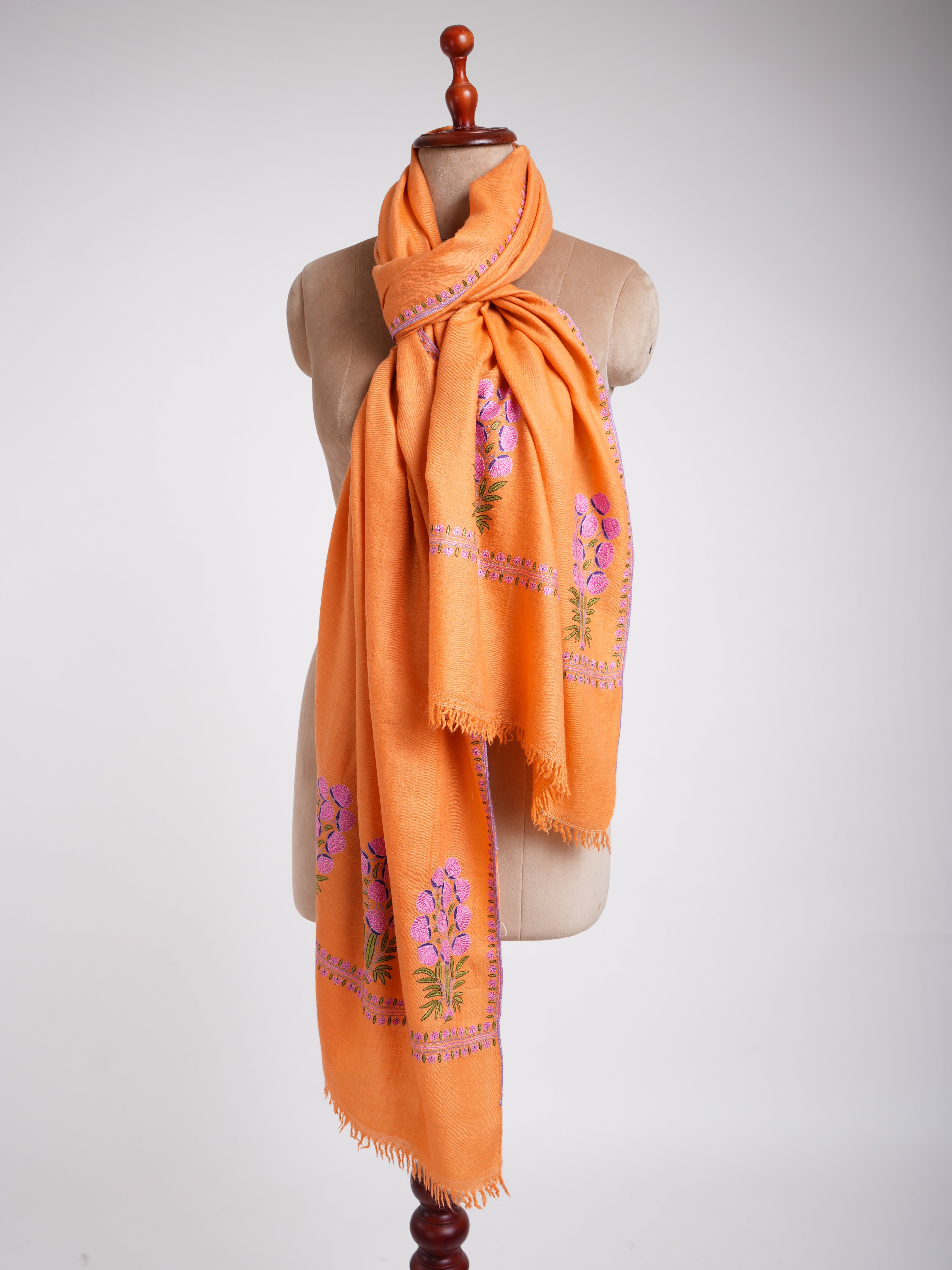 Embroidered Real Pashmina Shawl