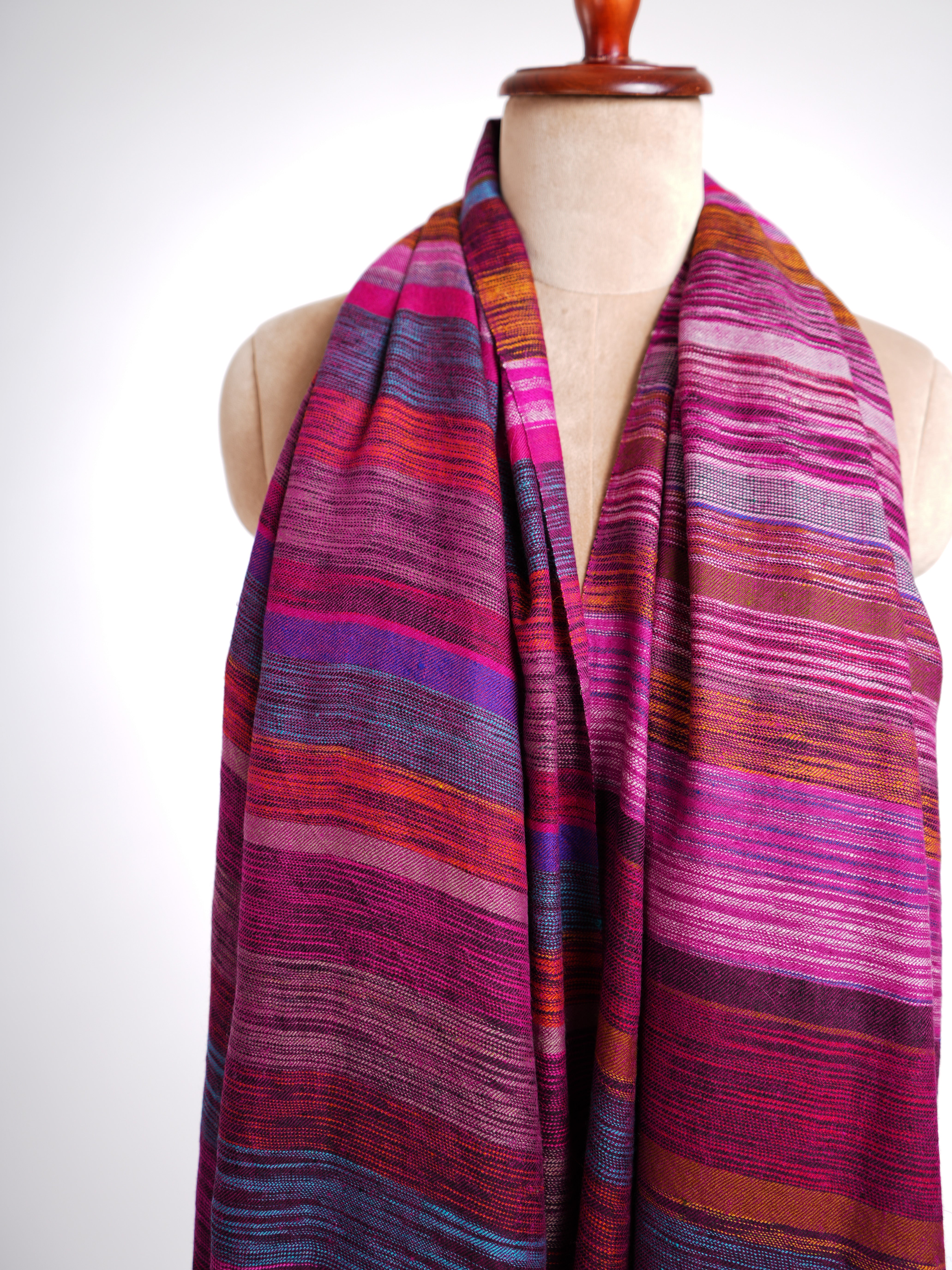 Handloomed Contemporary Pashmina Shawl