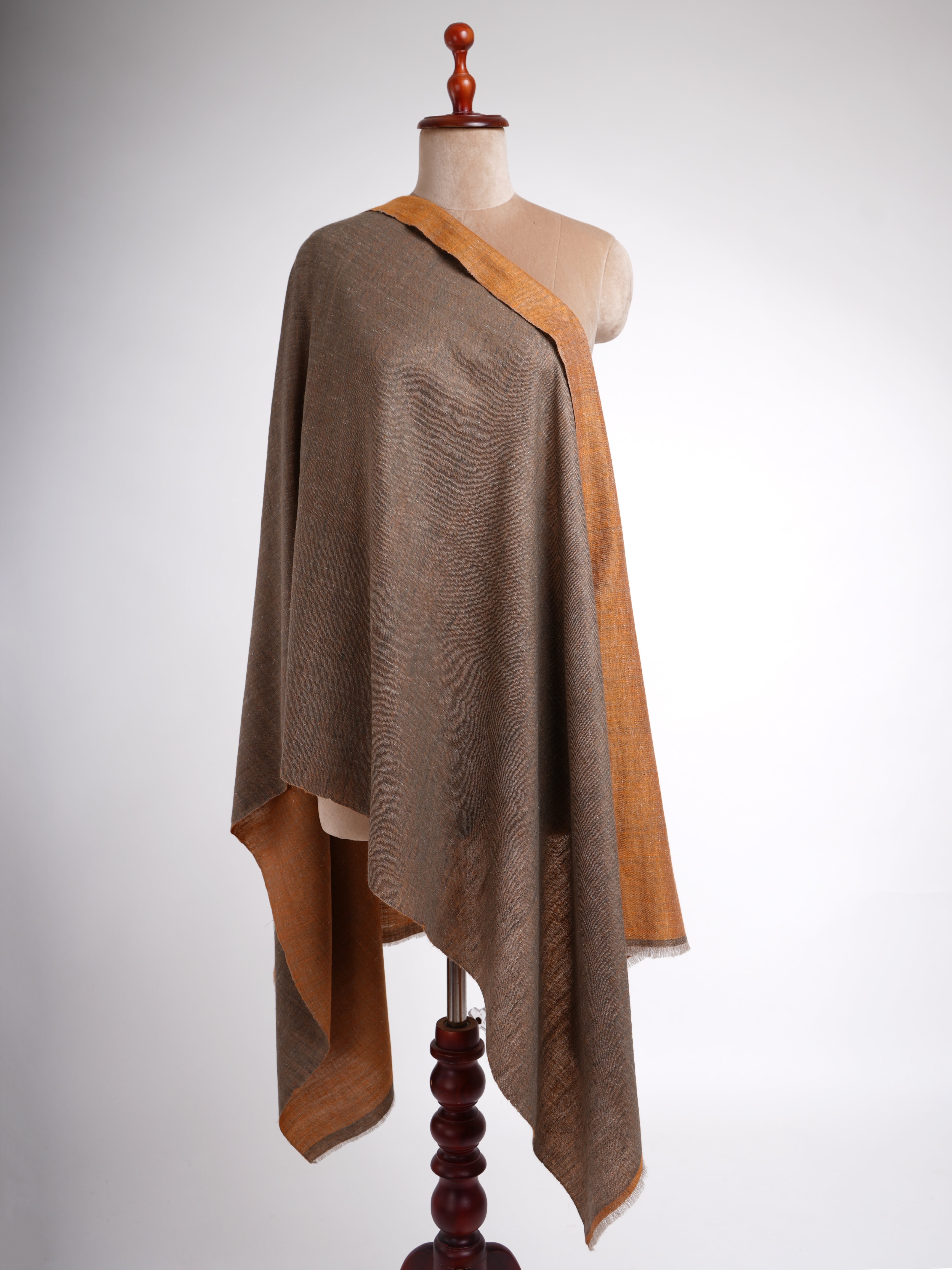 Dual Shade Handwoven Indian Cashmere