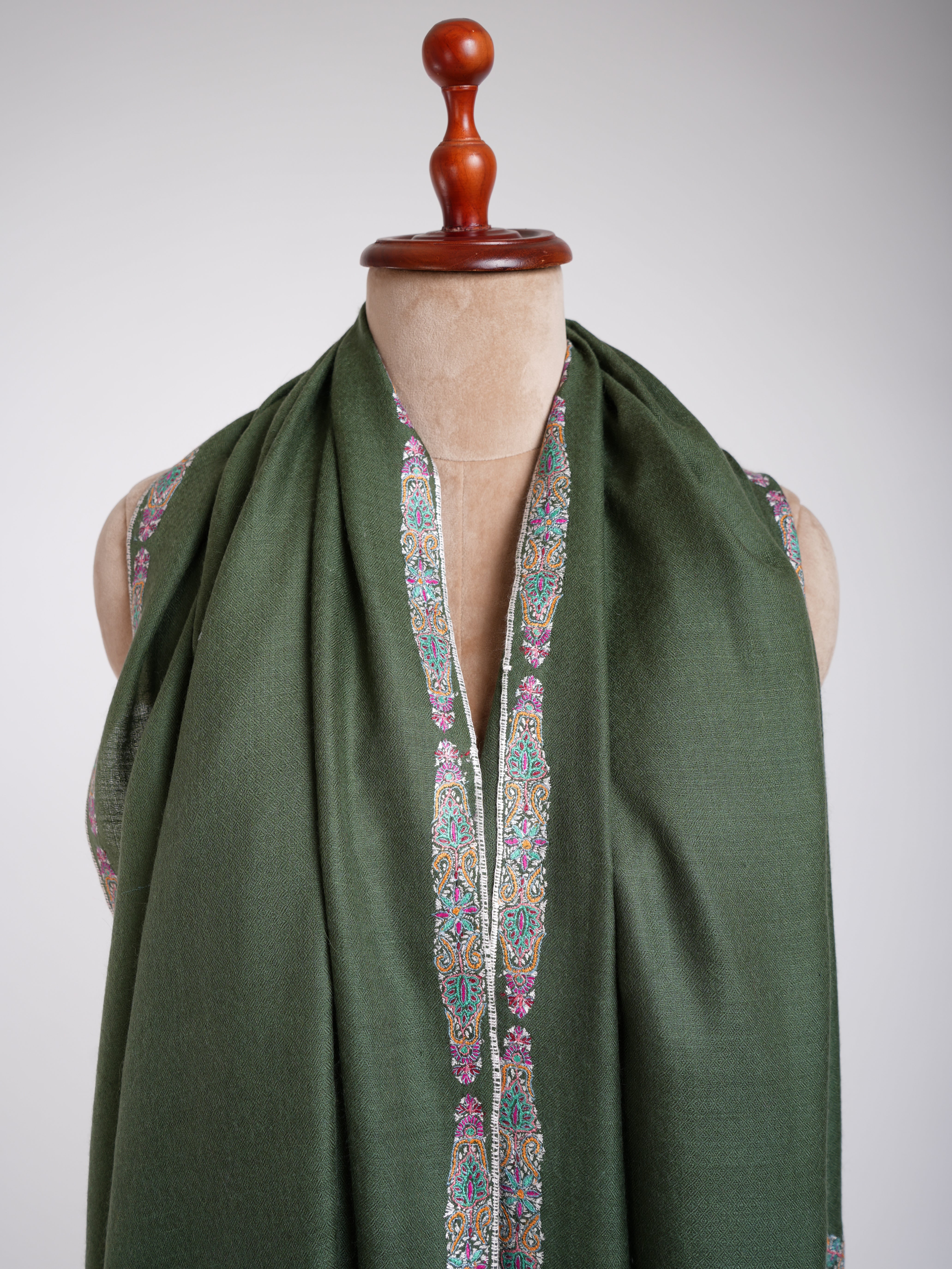 Sozni Embroidered Unique Pure Pashmina