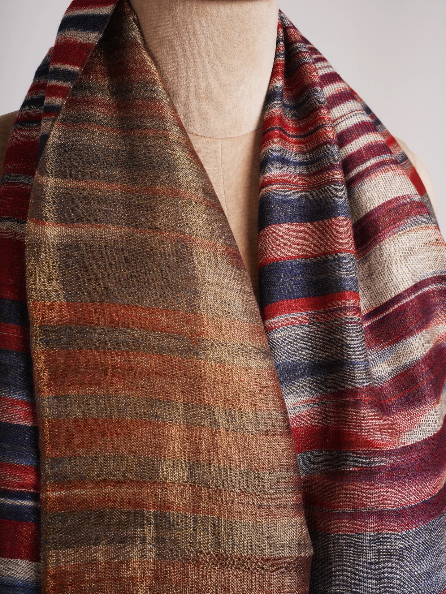Dual Tone Handwoven Cashmere Wrap Shahkaar