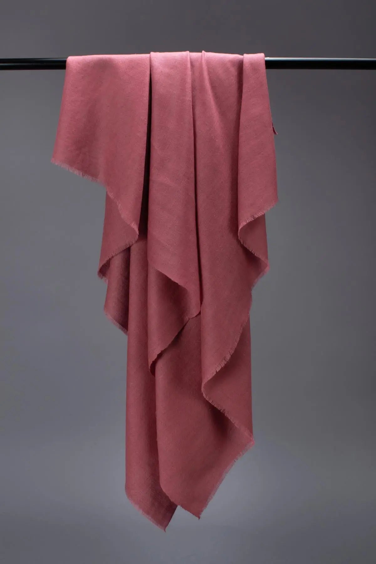 Dusty Pink Handspun Pashmina Shahkaar