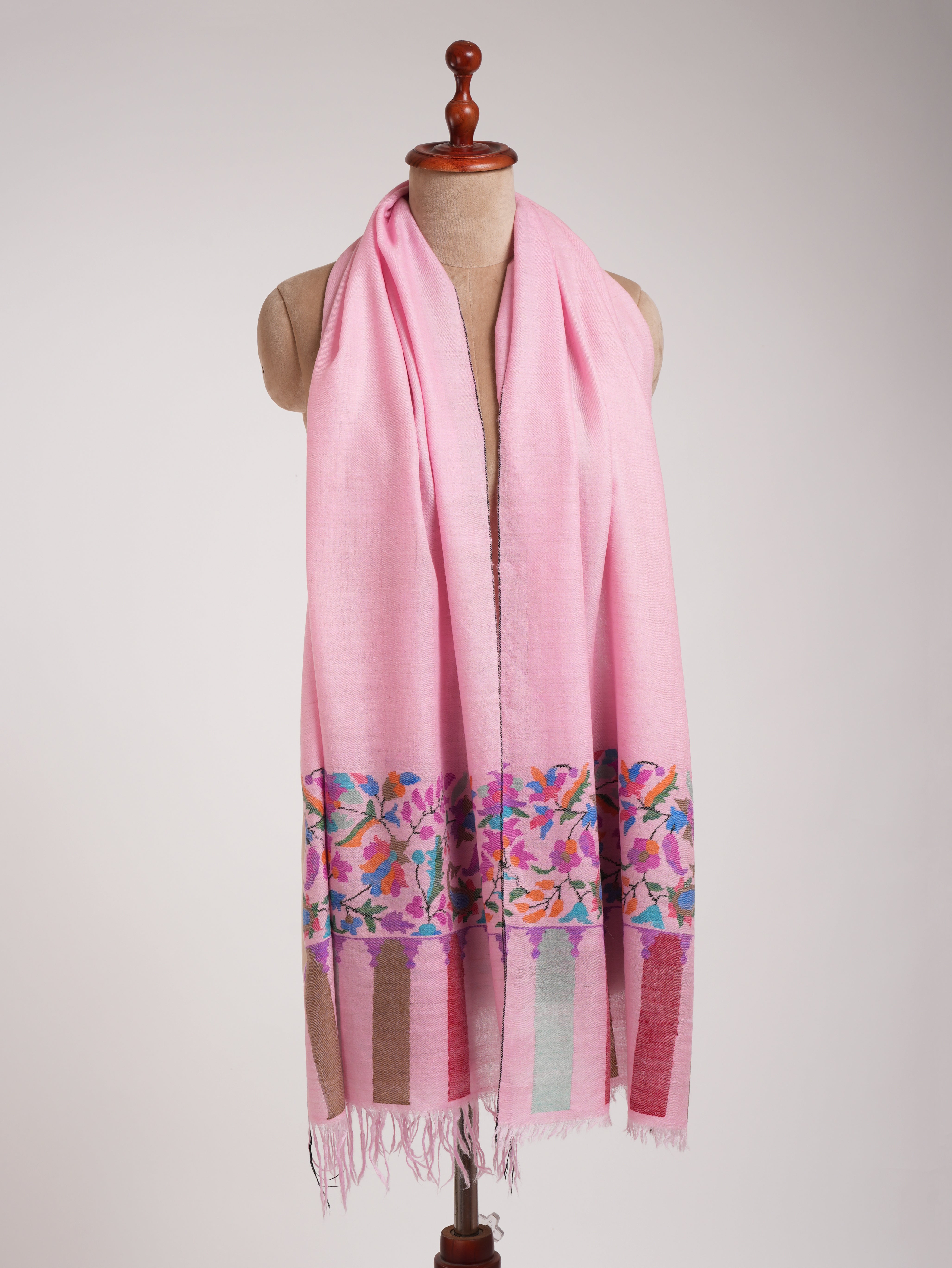 Sciarpa Kani in cashmere rosa - CORDOVA