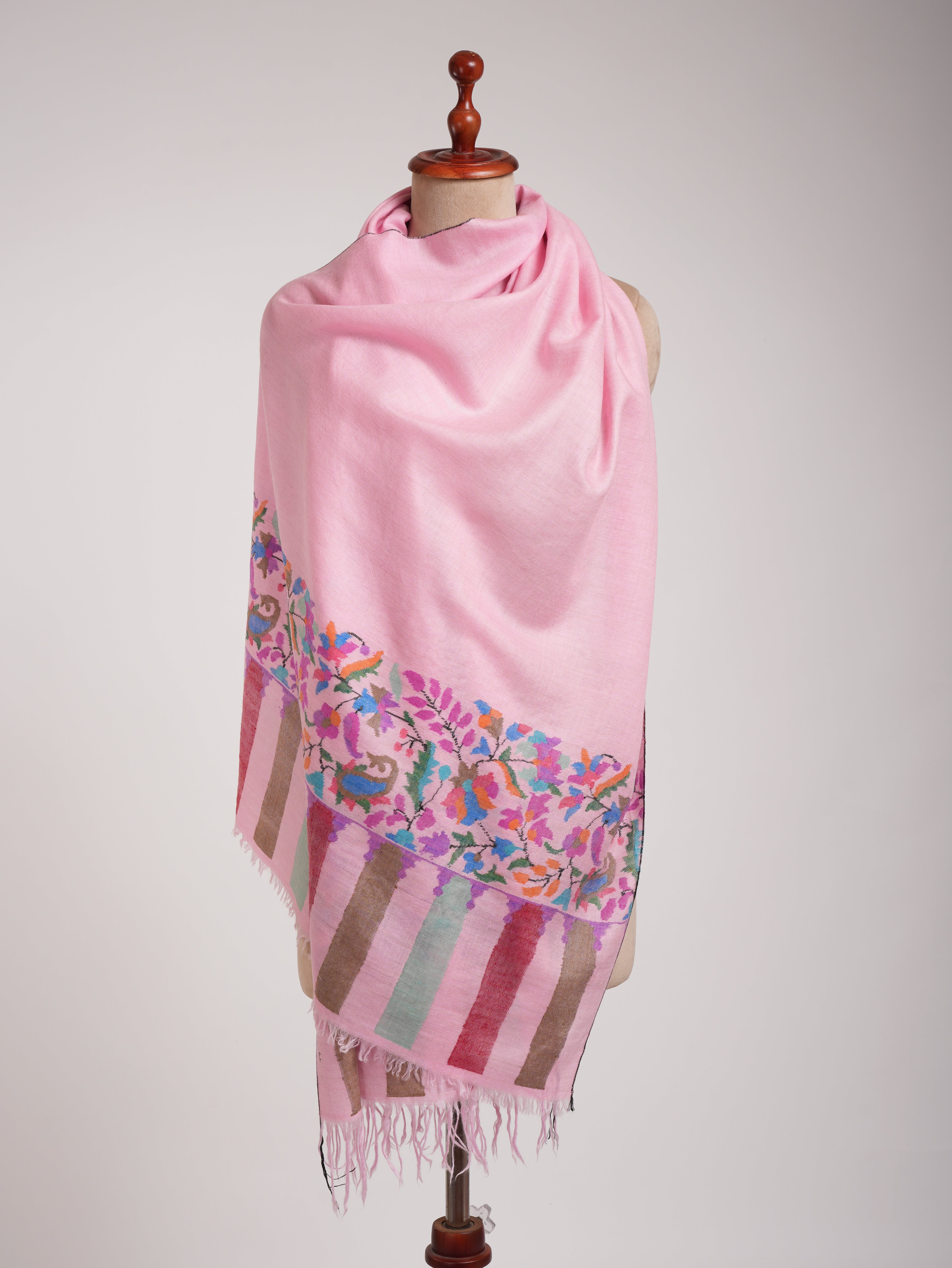 Pink Kani Cashmere Scarf - CORDOVA