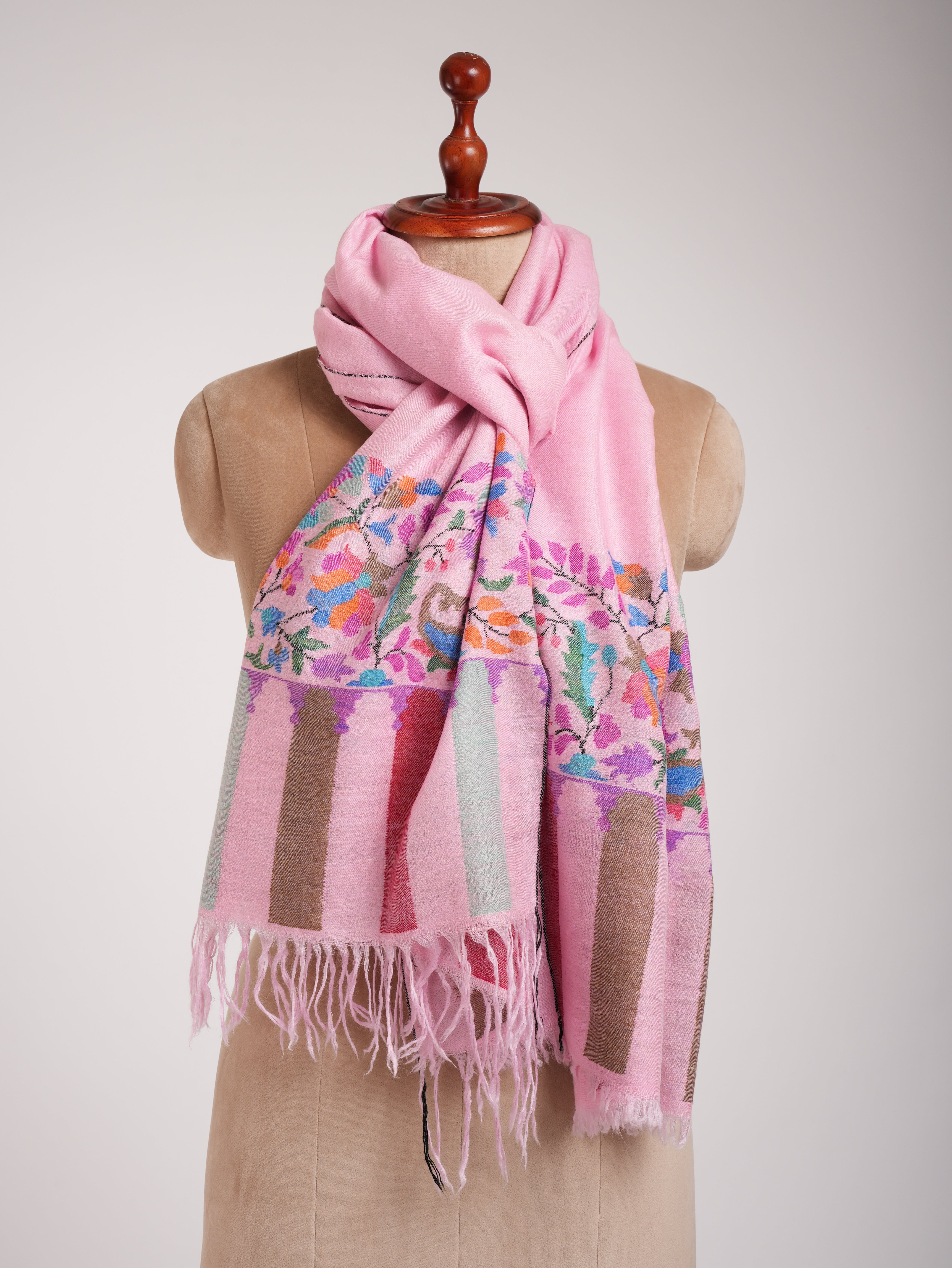 Pink Kani Cashmere Scarf - CORDOVA