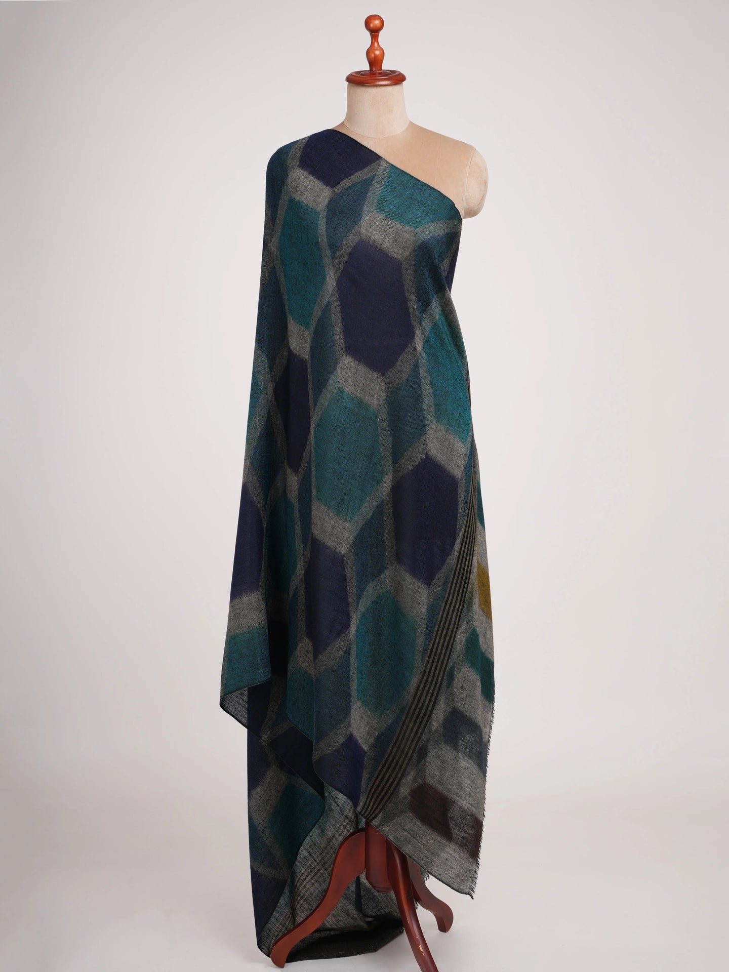Feather Light Soft Night Glam Pashmina Shawl Shahkaar
